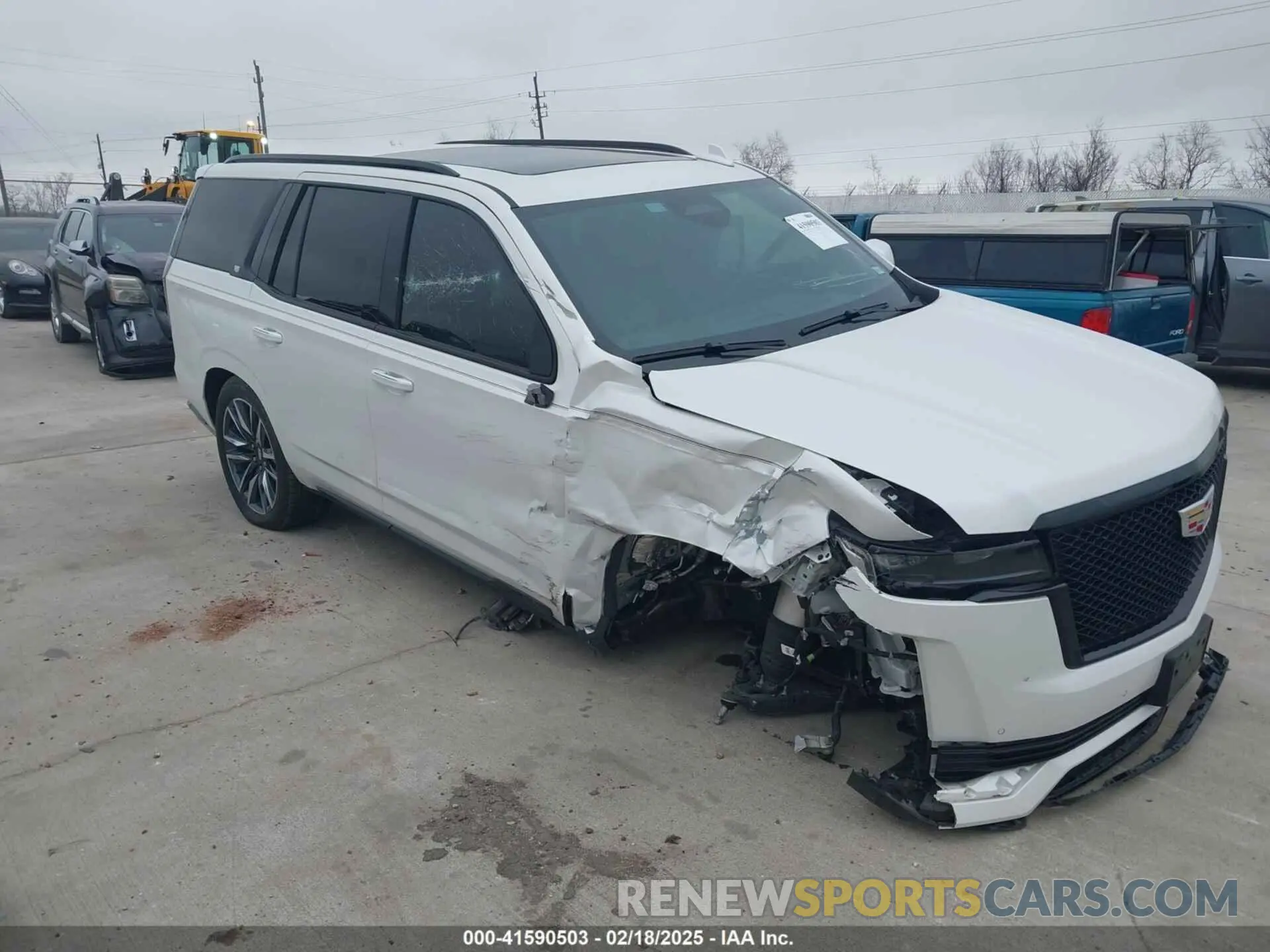 1 Фотография поврежденного автомобиля 1GYS3GKL1PR197390 CADILLAC ESCALADE 2023