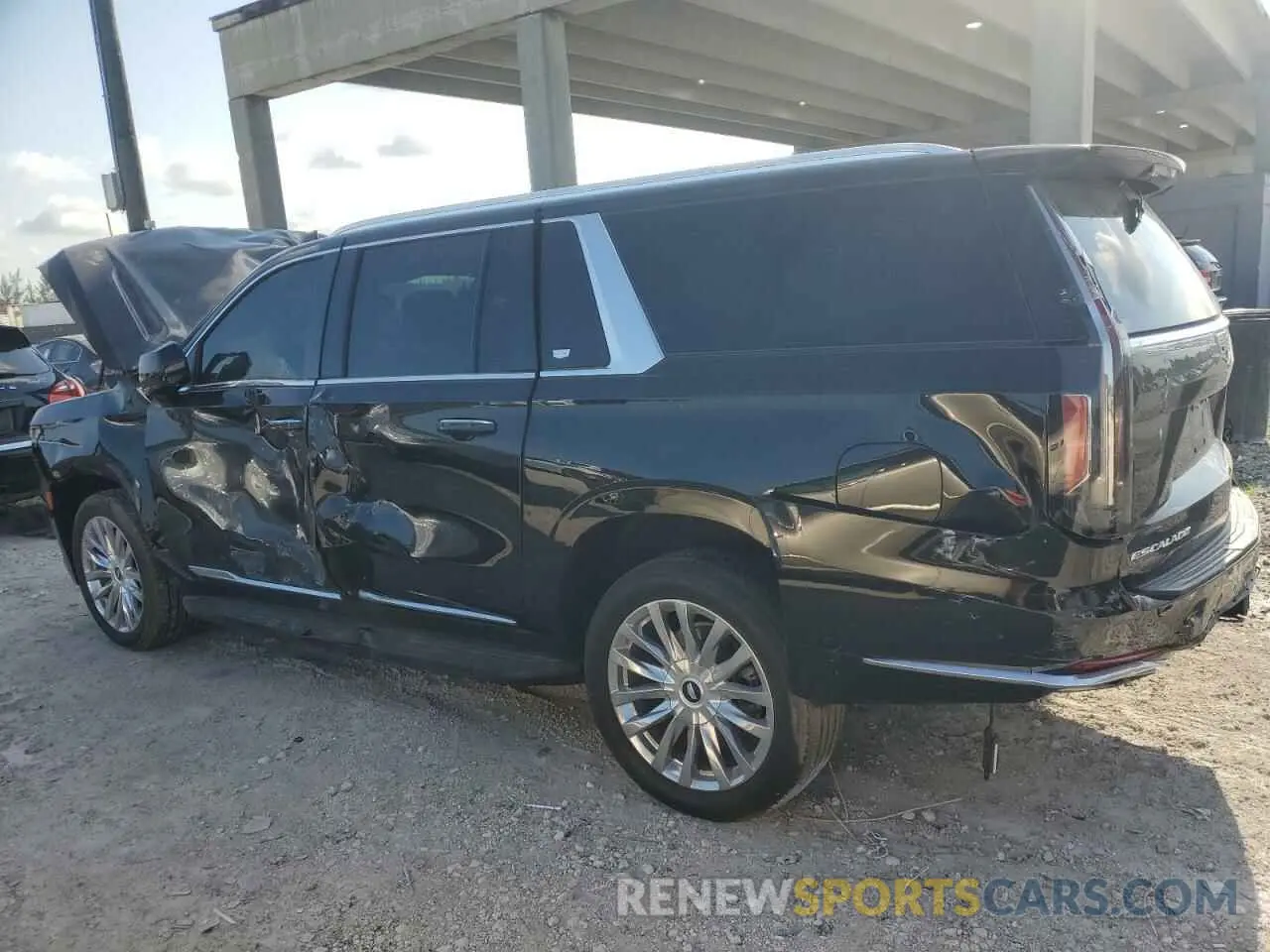 2 Photograph of a damaged car 1GYS3KKL9PR262067 CADILLAC ESCALADE 2023