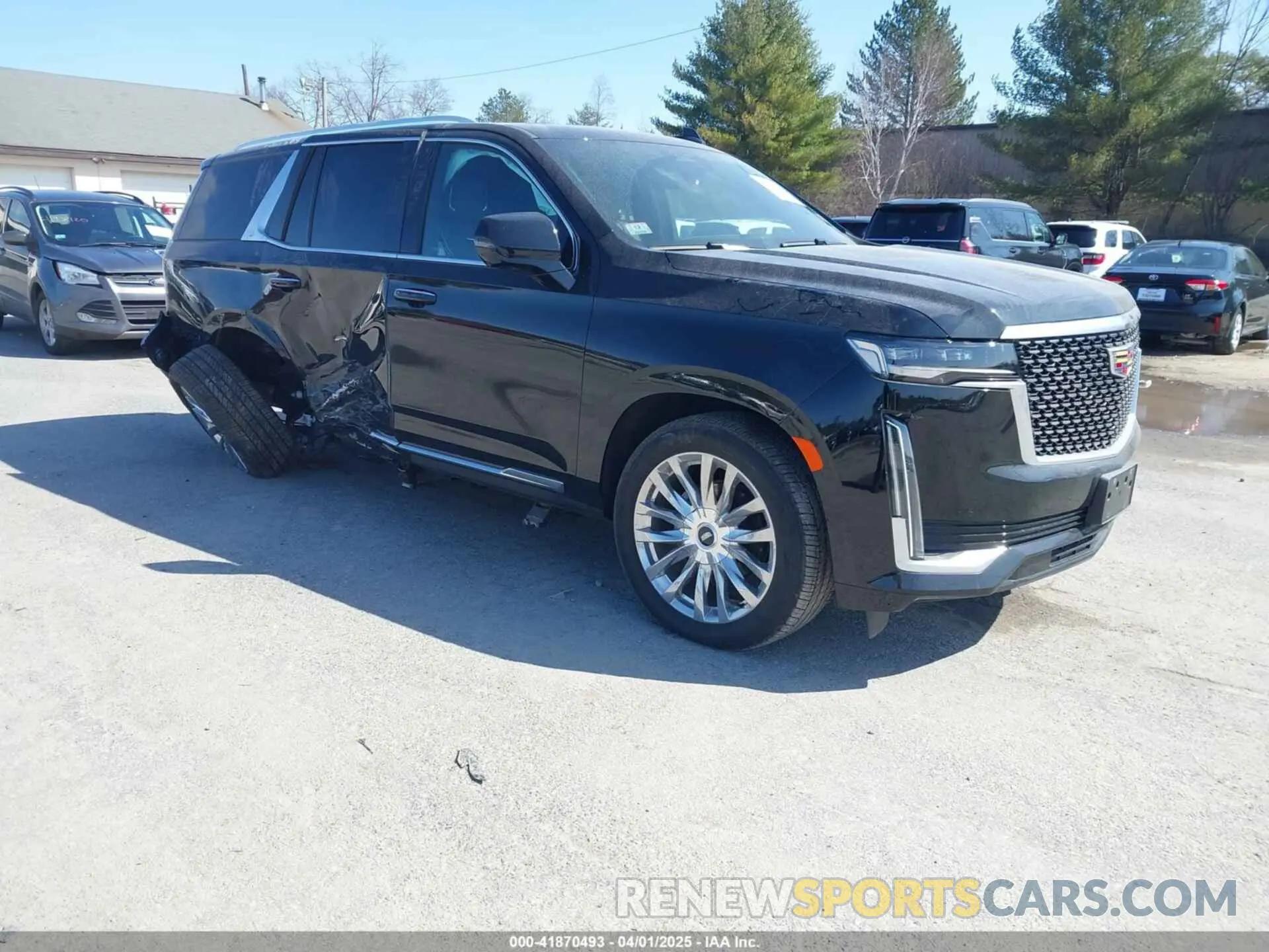 1 Фотография поврежденного автомобиля 1GYS4CKL7PR542640 CADILLAC ESCALADE 2023
