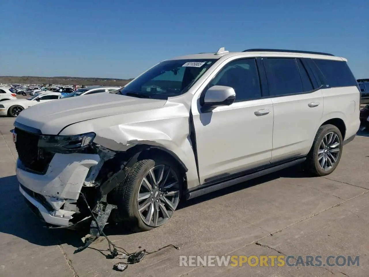 1 Photograph of a damaged car 1GYS4FKL9PR531625 CADILLAC ESCALADE 2023