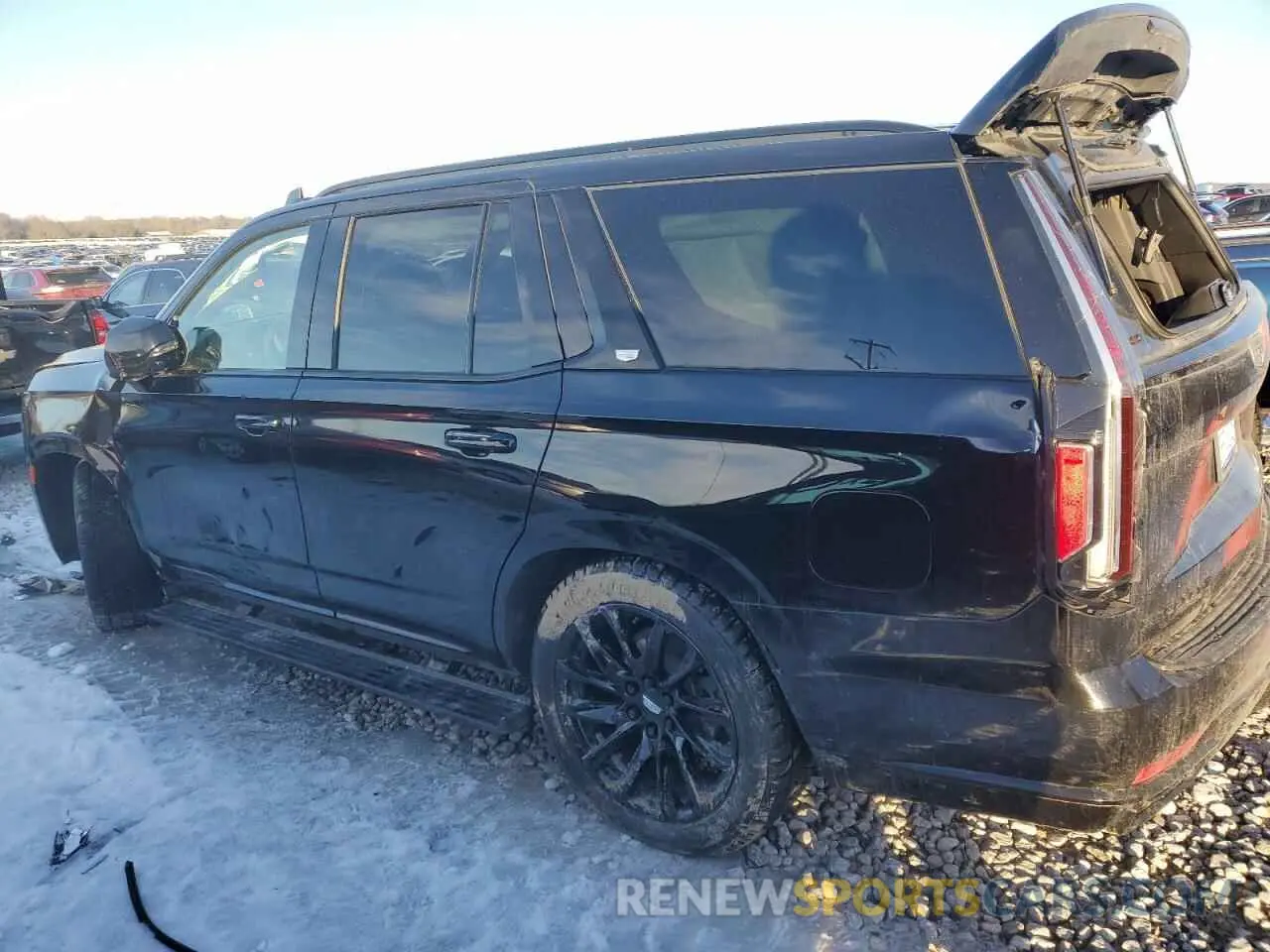 2 Photograph of a damaged car 1GYS4FKLXPR131637 CADILLAC ESCALADE 2023