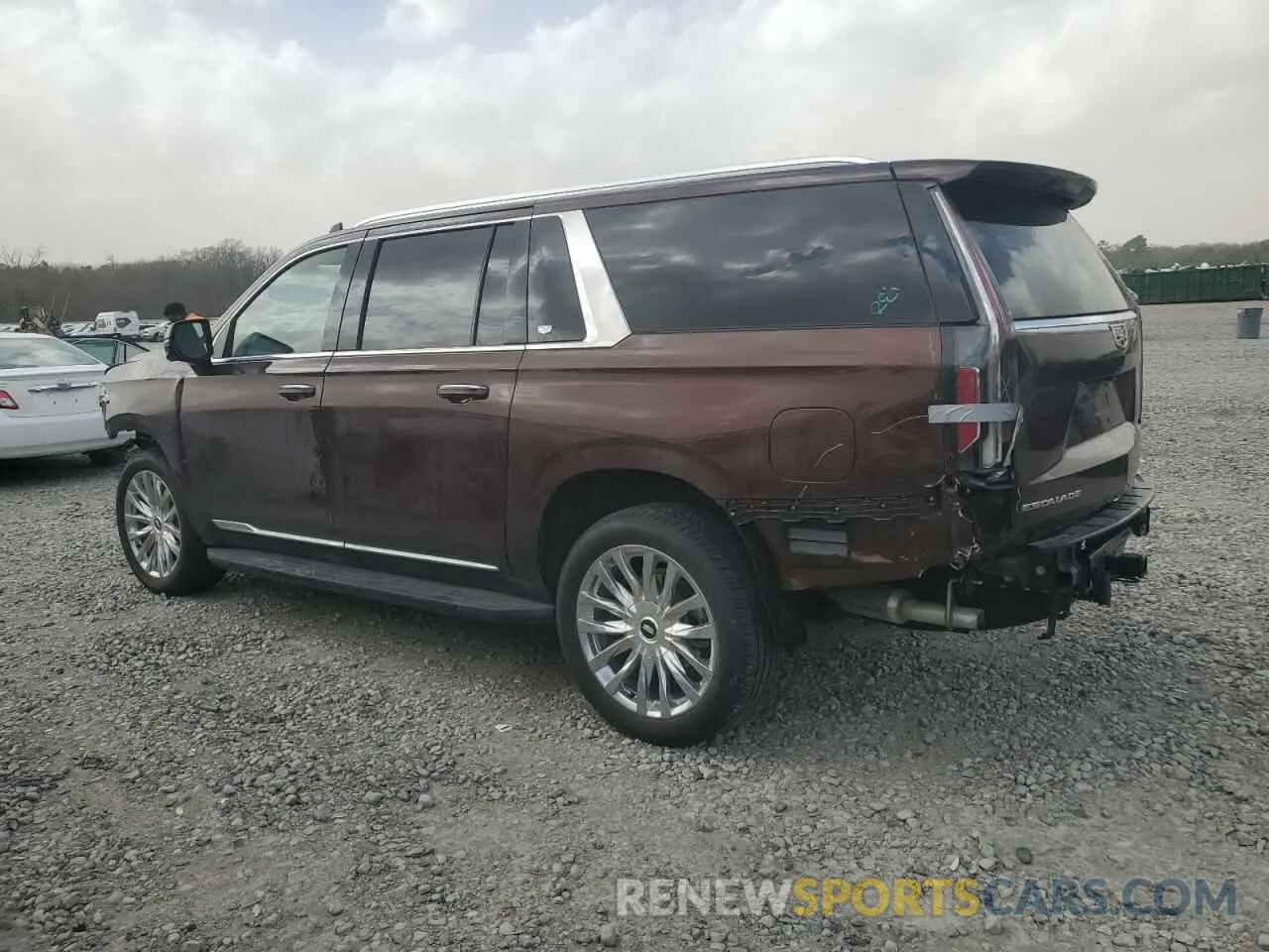 2 Фотография поврежденного автомобиля 1GYS4KKL8PR504649 CADILLAC ESCALADE 2023