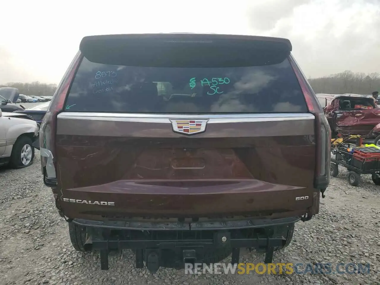 6 Фотография поврежденного автомобиля 1GYS4KKL8PR504649 CADILLAC ESCALADE 2023
