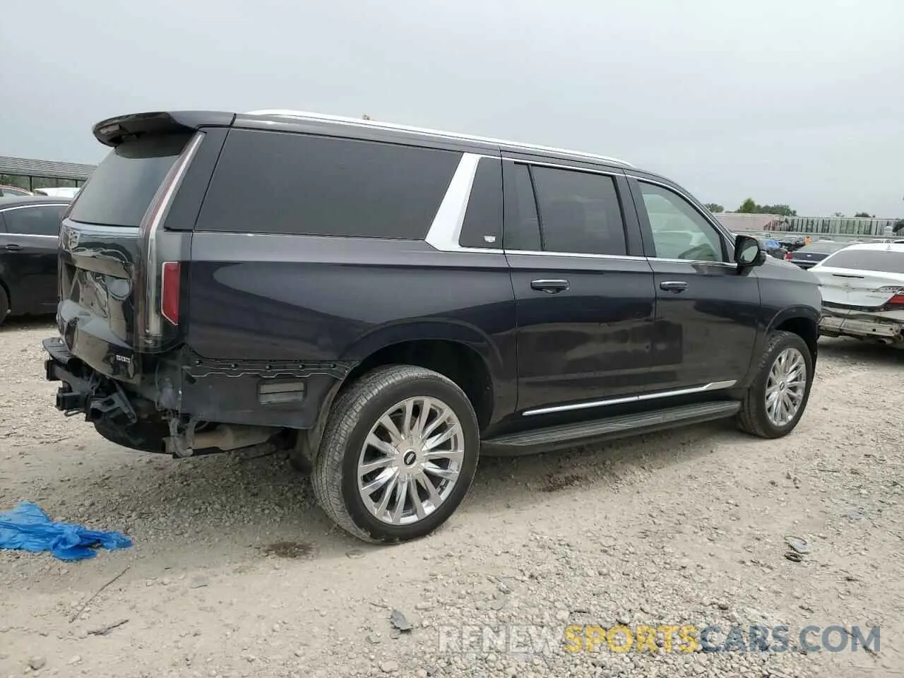 3 Фотография поврежденного автомобиля 1GYS4KKLXPR389195 CADILLAC ESCALADE 2023