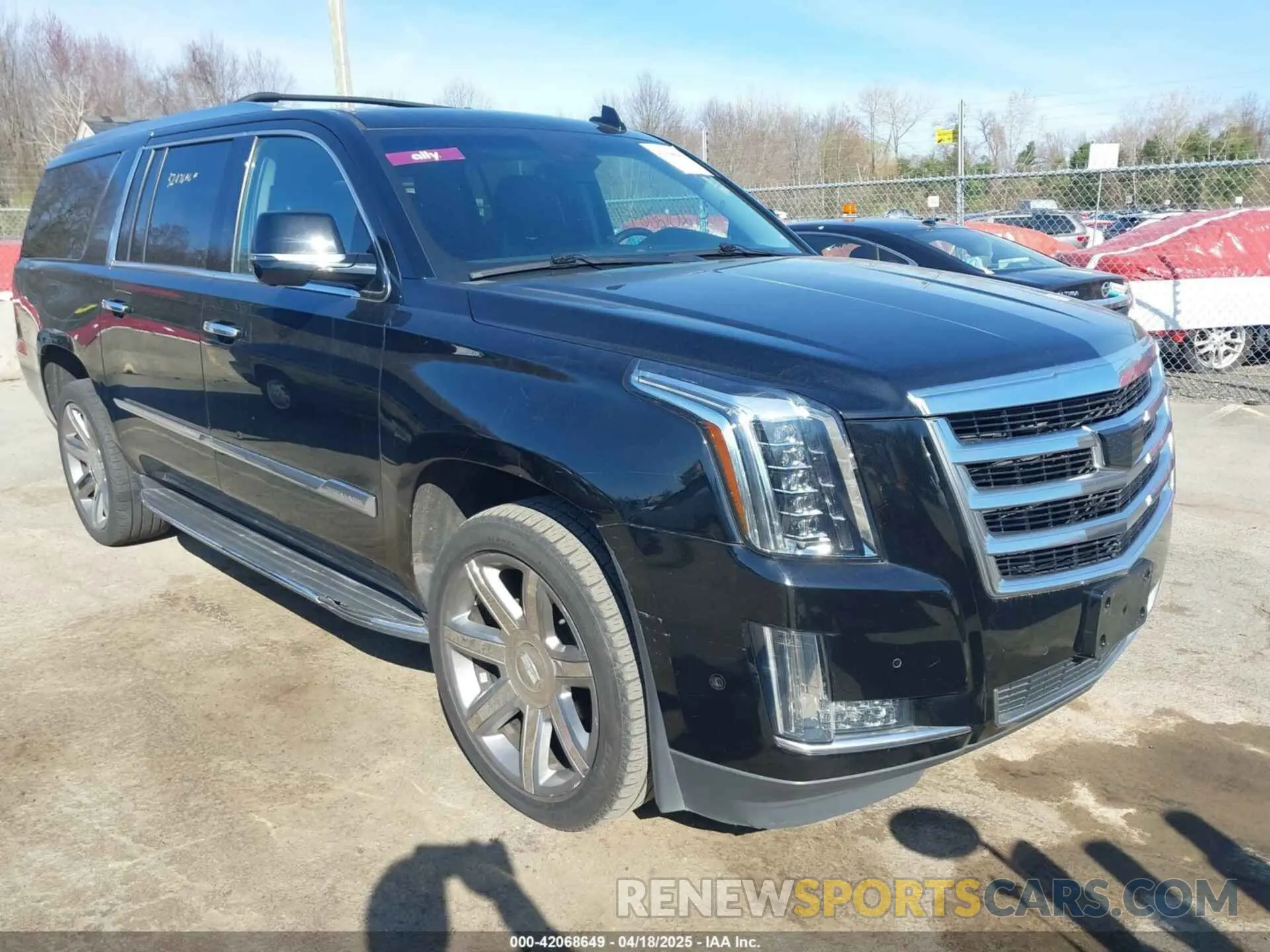 1 Photograph of a damaged car 1GYS4HKJ8KR167278 CADILLAC ESCALADE ESV 2019