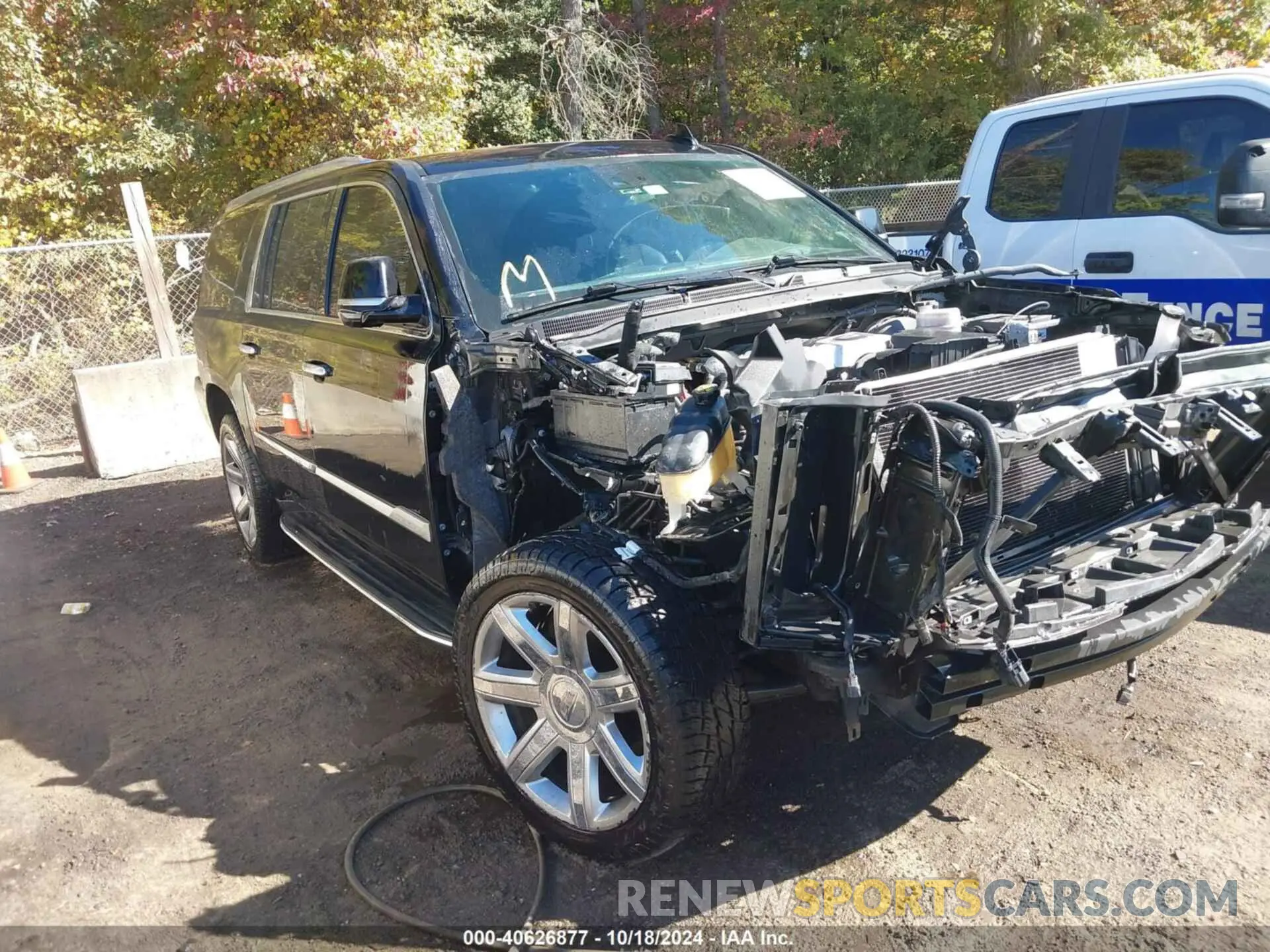 1 Photograph of a damaged car 1GYS3JKJ5LR156749 CADILLAC ESCALADE ESV 2020