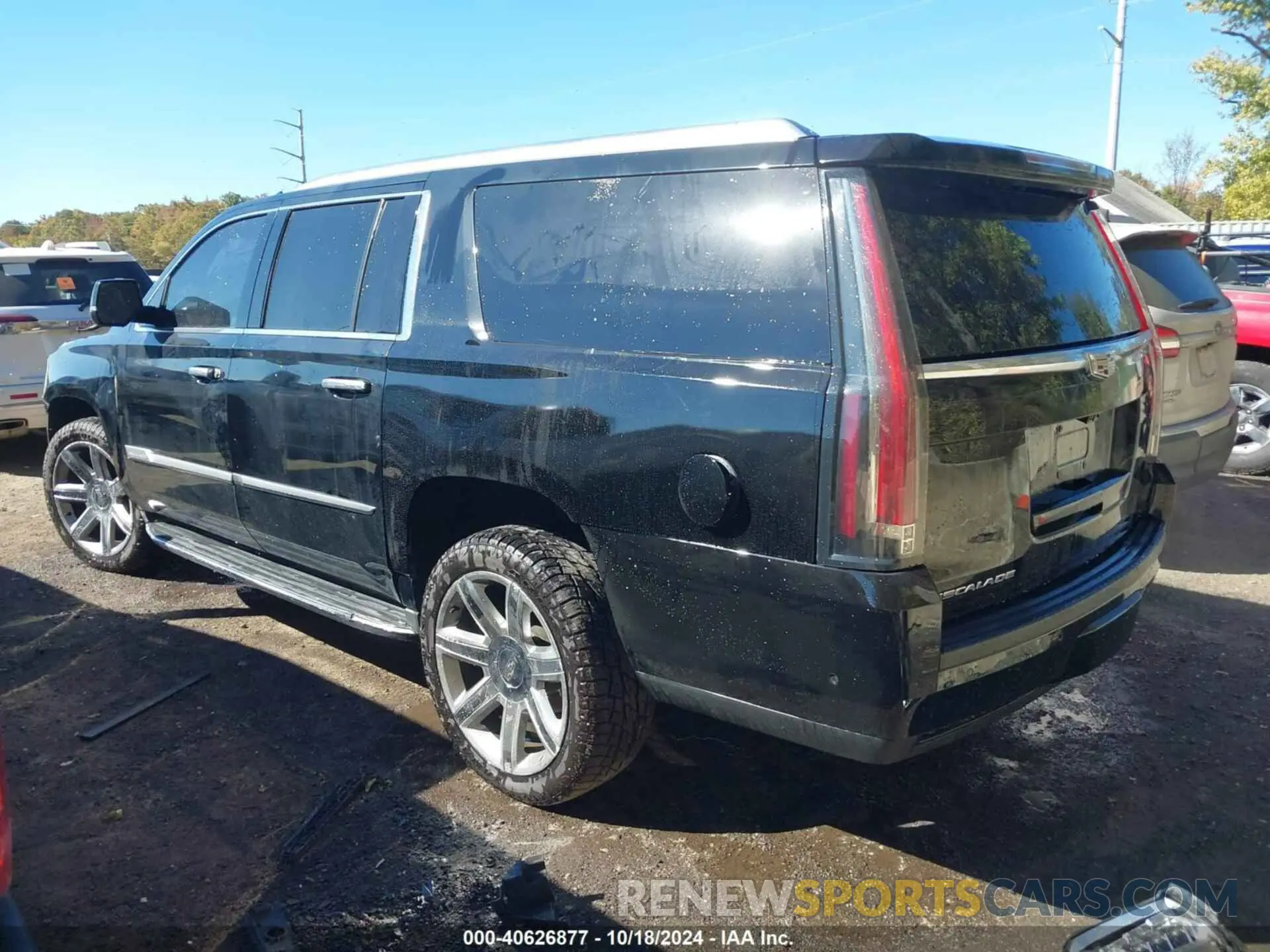 3 Photograph of a damaged car 1GYS3JKJ5LR156749 CADILLAC ESCALADE ESV 2020