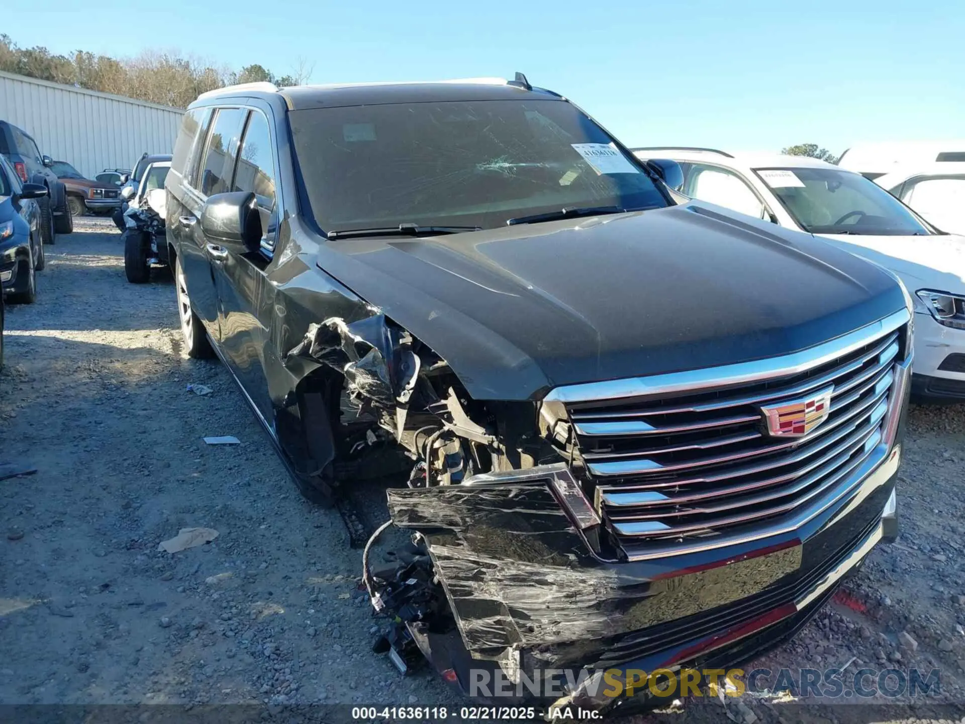 1 Фотография поврежденного автомобиля 1GYS3MKL7MR264908 CADILLAC ESCALADE ESV 2021