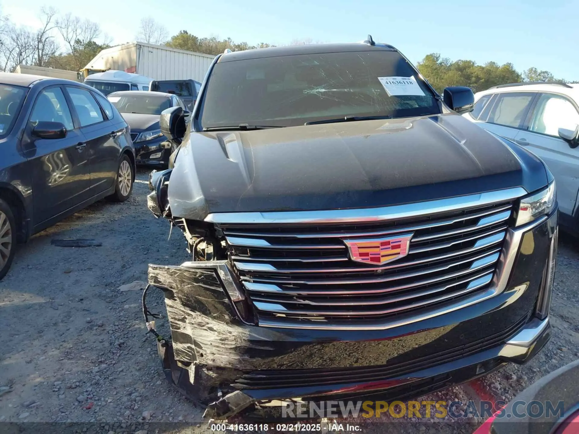 11 Фотография поврежденного автомобиля 1GYS3MKL7MR264908 CADILLAC ESCALADE ESV 2021