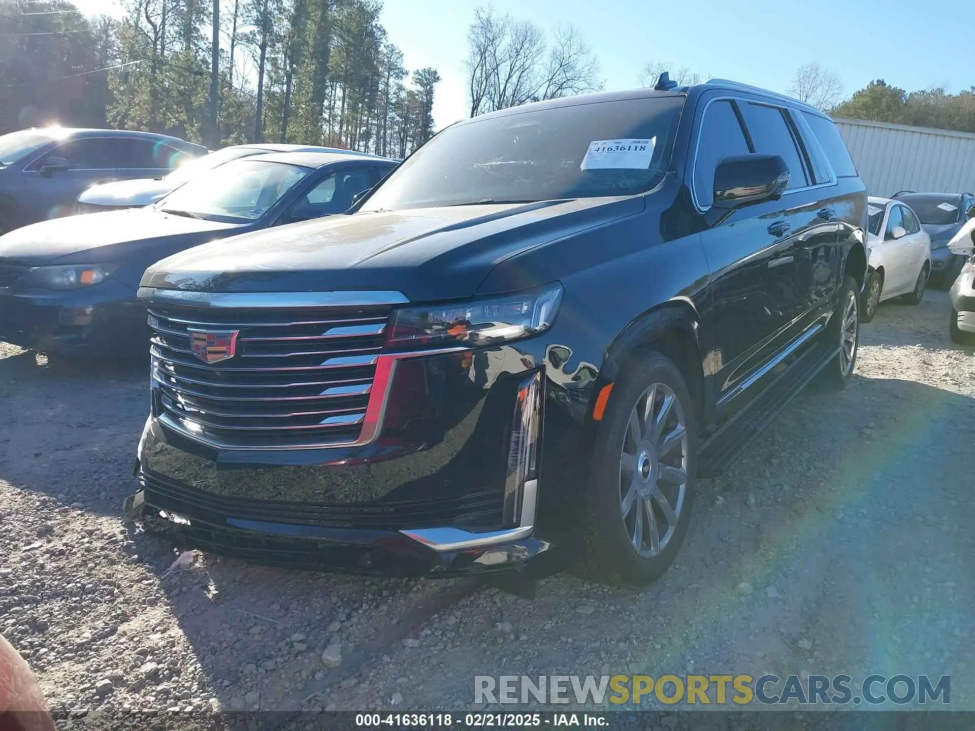 2 Фотография поврежденного автомобиля 1GYS3MKL7MR264908 CADILLAC ESCALADE ESV 2021