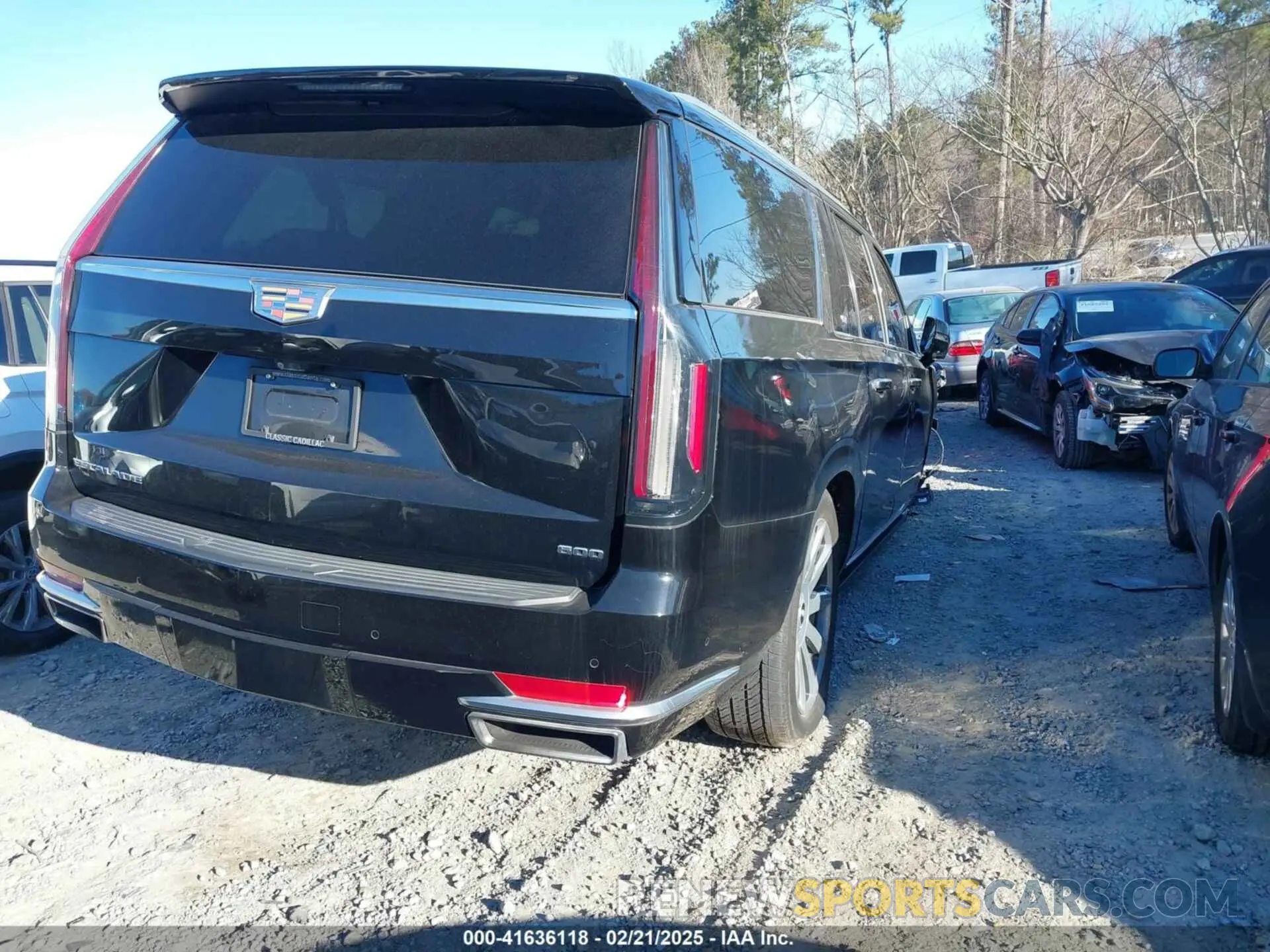 4 Фотография поврежденного автомобиля 1GYS3MKL7MR264908 CADILLAC ESCALADE ESV 2021