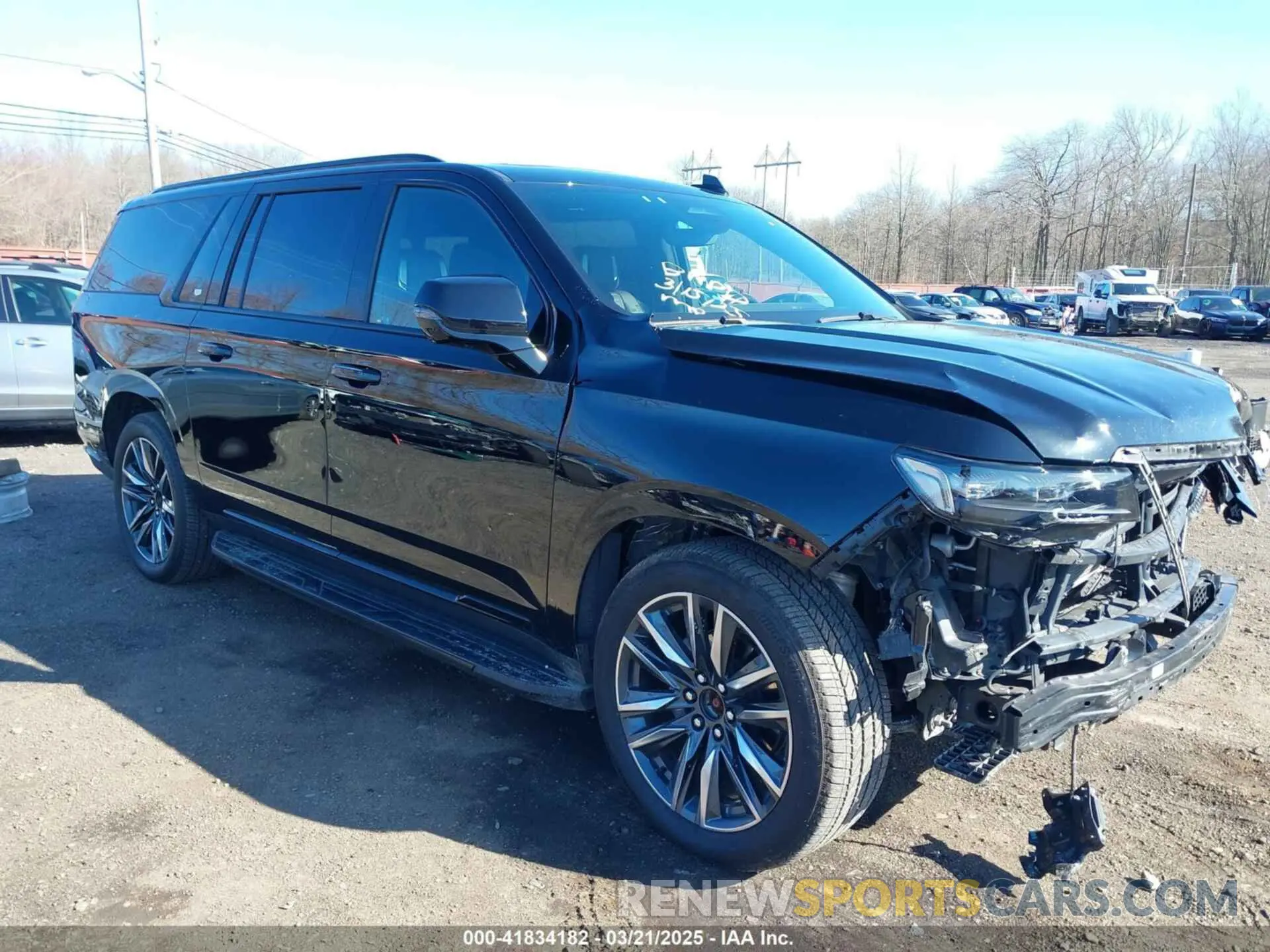 17 Фотография поврежденного автомобиля 1GYS4RKL1MR300022 CADILLAC ESCALADE ESV 2021