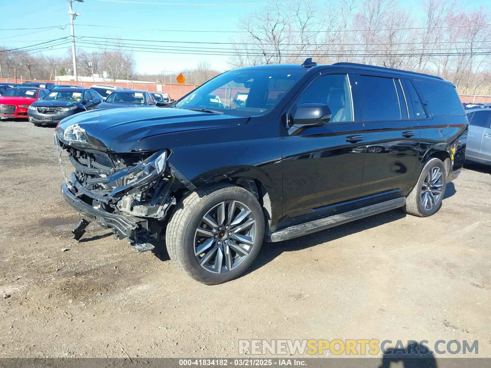 2 Фотография поврежденного автомобиля 1GYS4RKL1MR300022 CADILLAC ESCALADE ESV 2021