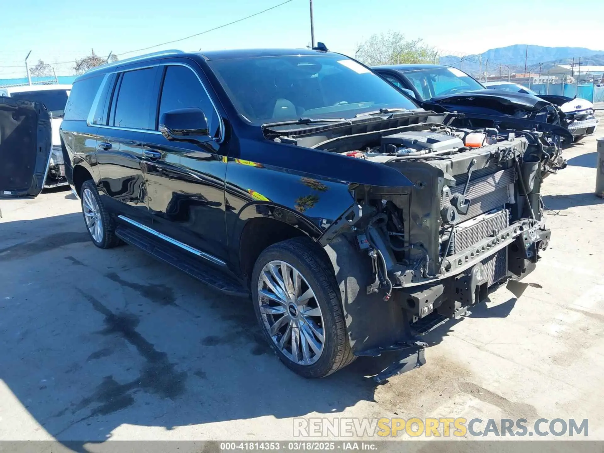1 Фотография поврежденного автомобиля 1GYS3JKT1PR331084 CADILLAC ESCALADE ESV 2023