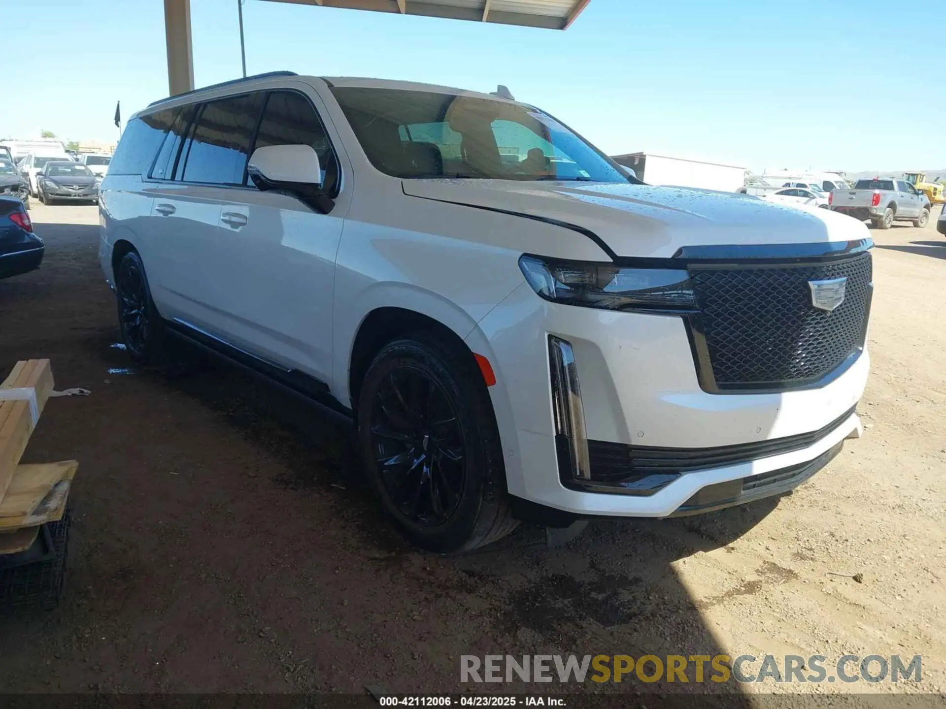 1 Photograph of a damaged car 1GYS4PKL4PR307832 CADILLAC ESCALADE ESV 2023