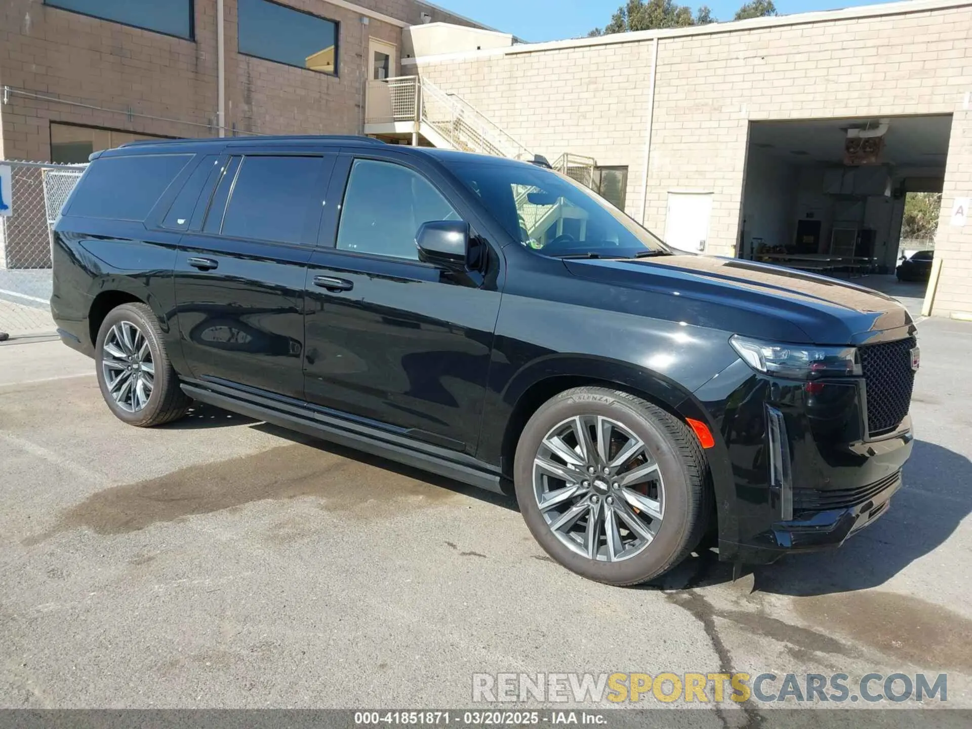 1 Фотография поврежденного автомобиля 1GYS4PKL4PR548693 CADILLAC ESCALADE ESV 2023