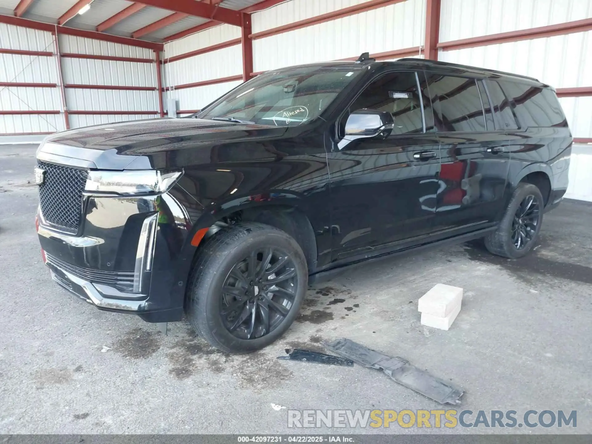 2 Фотография поврежденного автомобиля 1GYS4RKL8PR219829 CADILLAC ESCALADE ESV 2023