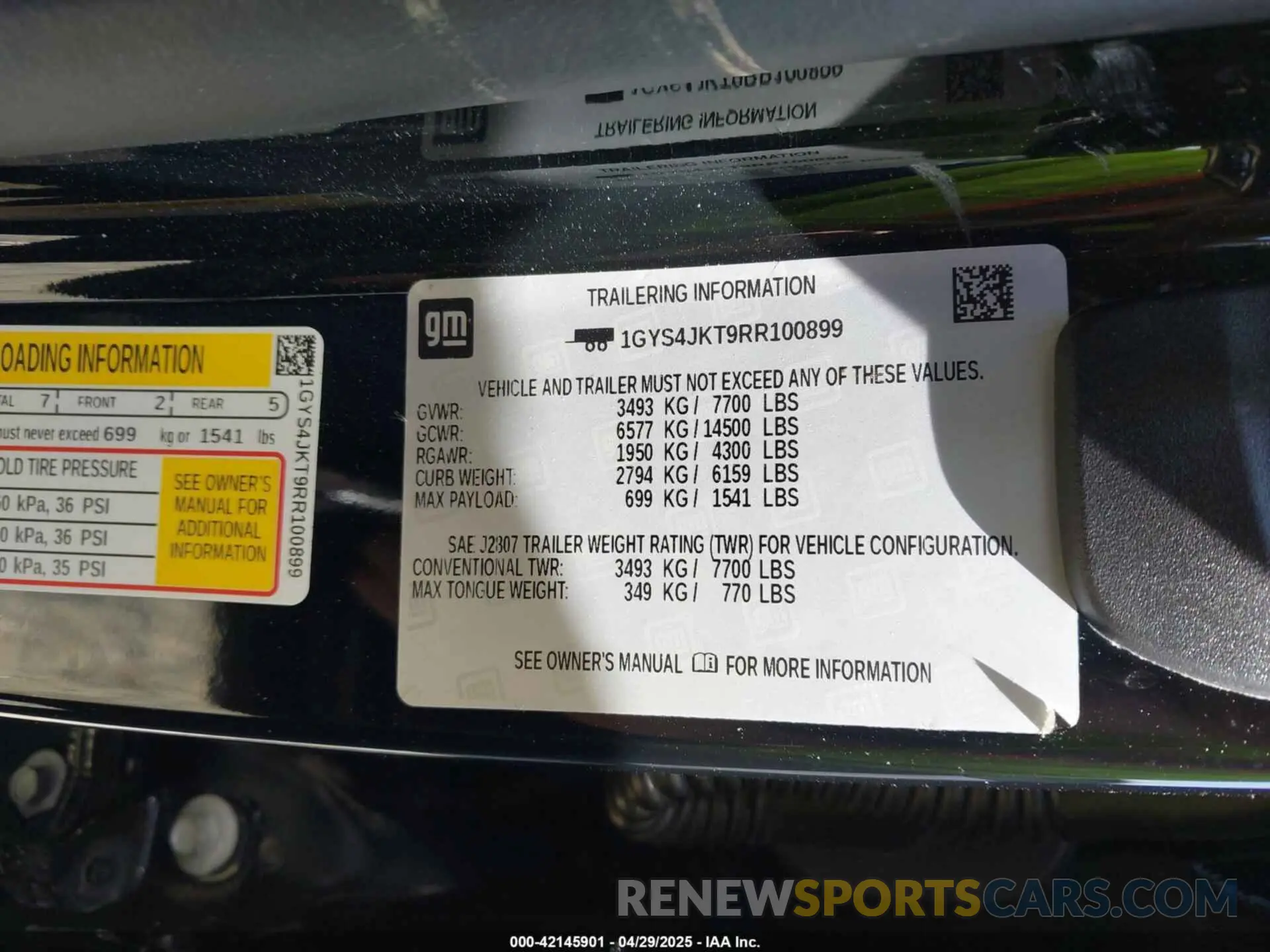 9 Фотография поврежденного автомобиля 1GYS4JKT9RR100899 CADILLAC ESCALADE ESV 2024