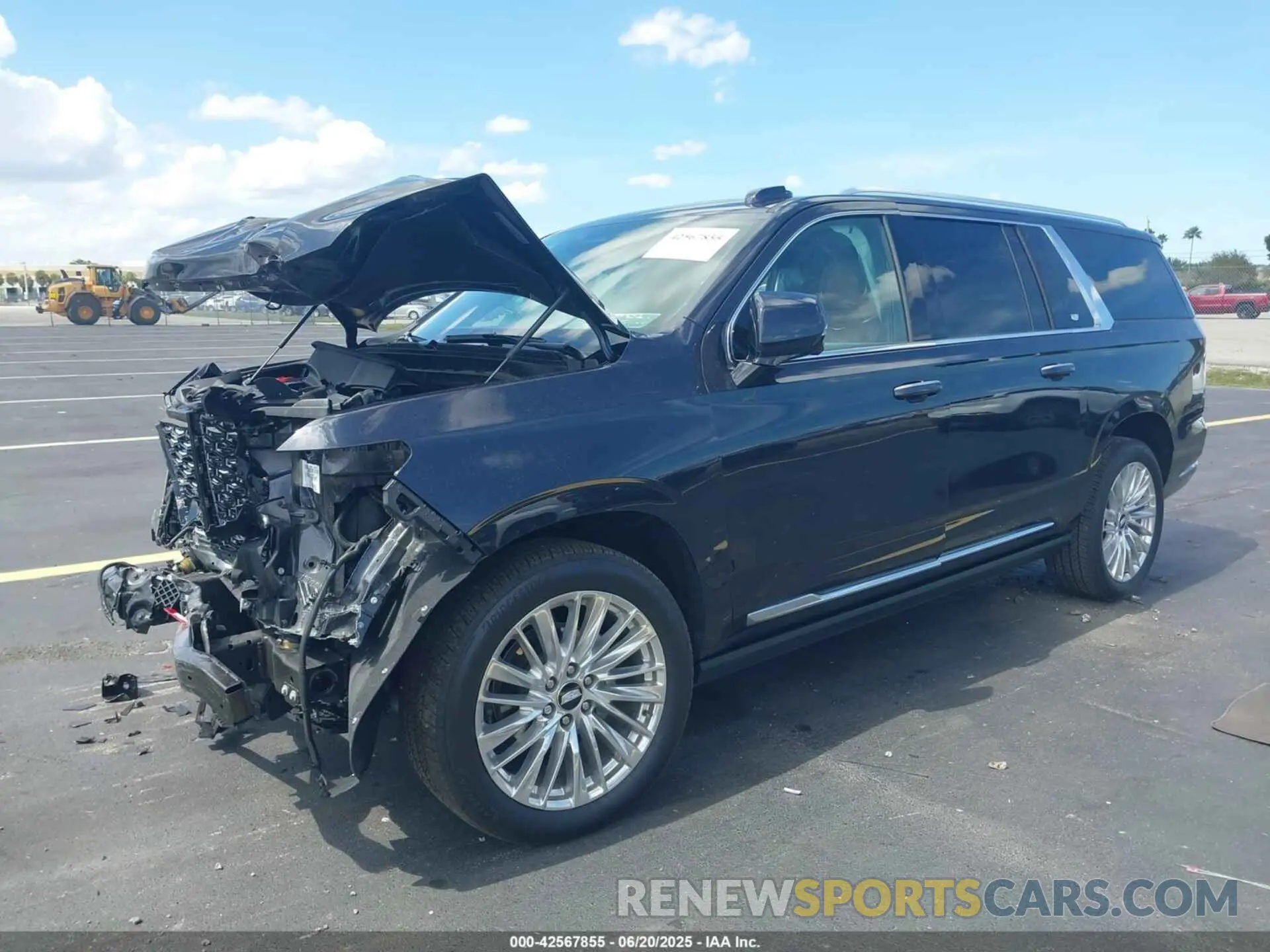 2 Photograph of a damaged car 1GYS8LRL6SR192601 CADILLAC ESCALADE ESV 2025