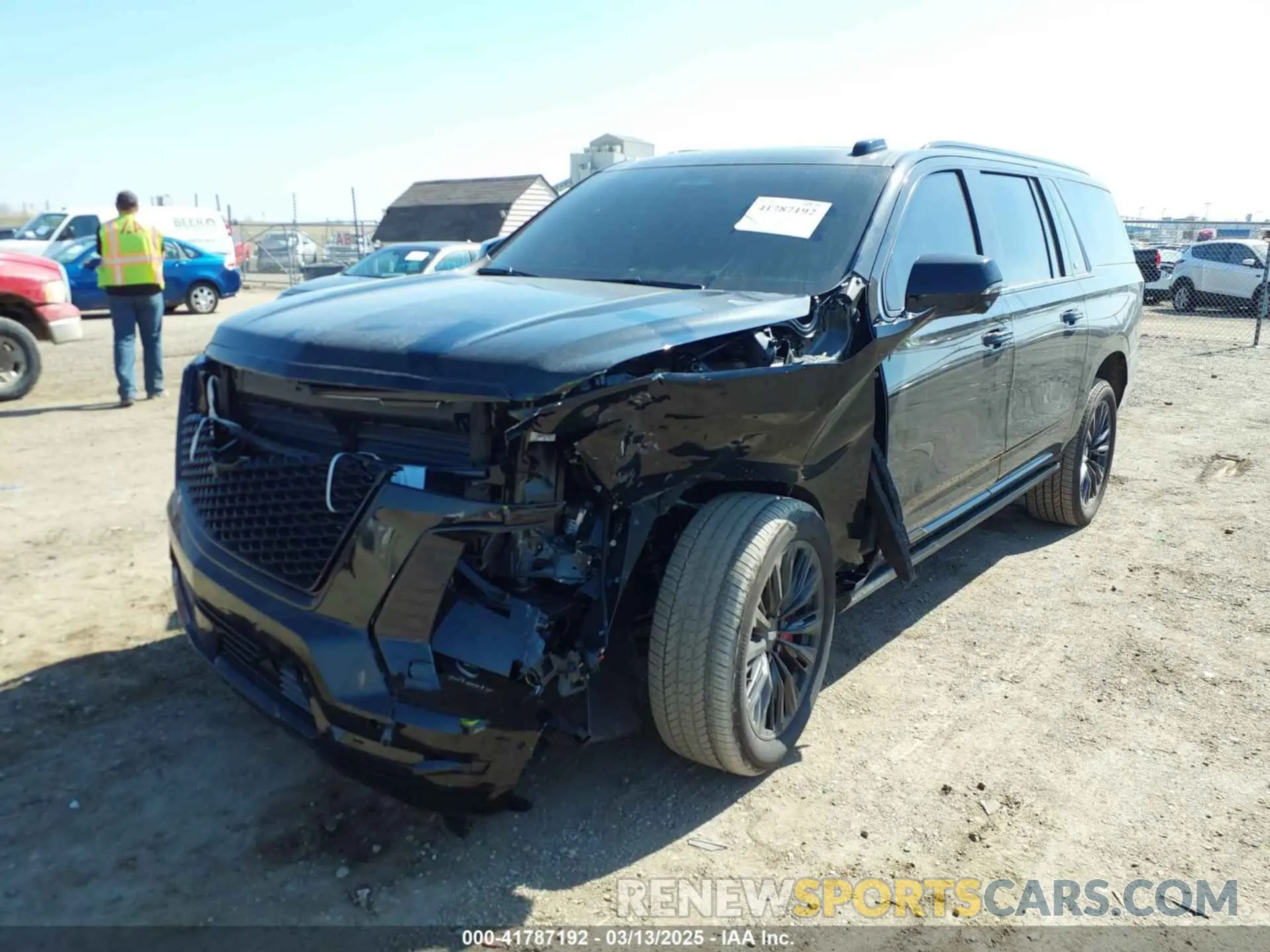 2 Фотография поврежденного автомобиля 1GYS9NRL7SR164542 CADILLAC ESCALADE ESV 2025