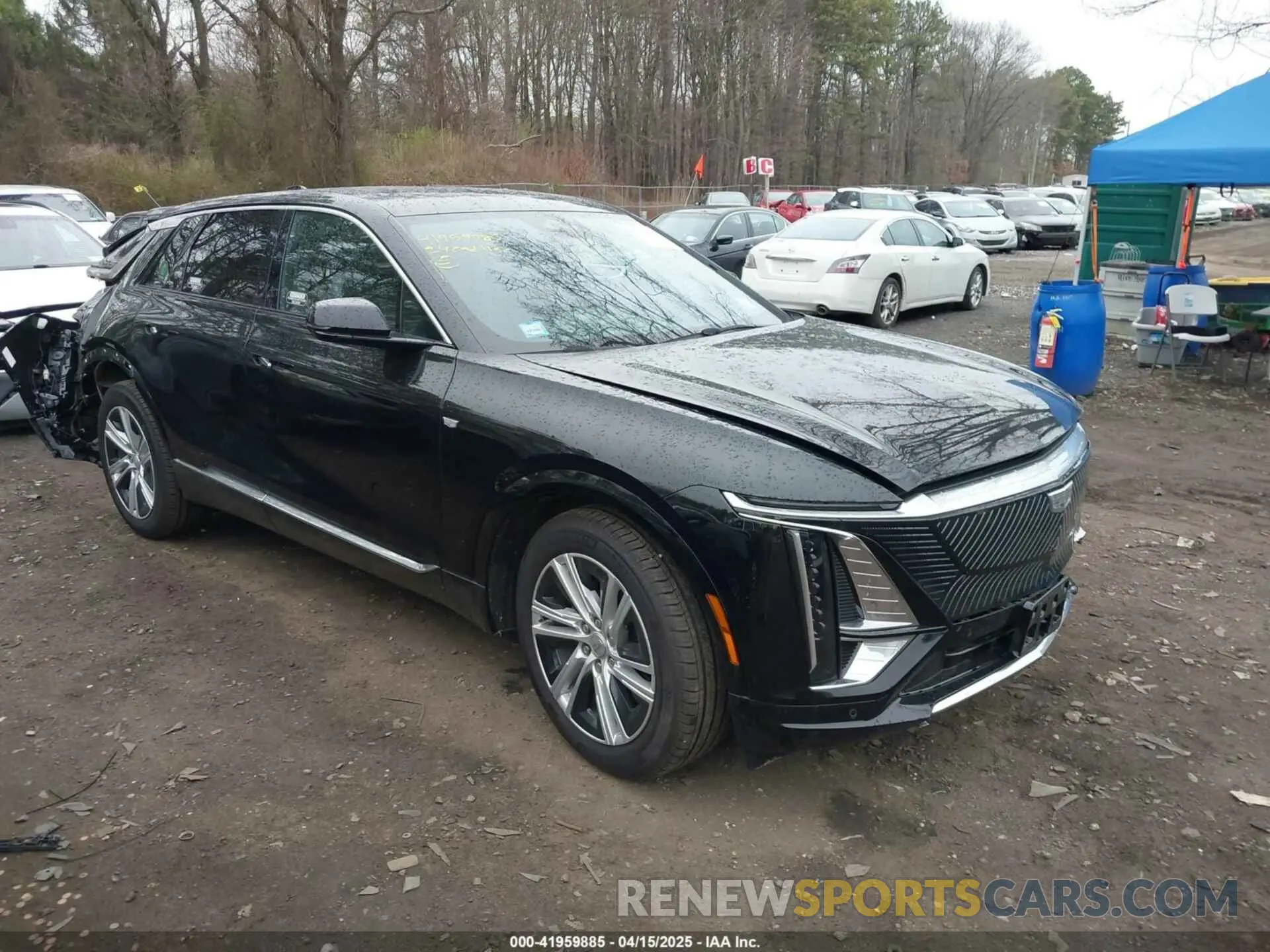 1 Photograph of a damaged car 1GYKPMRK3RZ128543 CADILLAC LYRIQ 2024