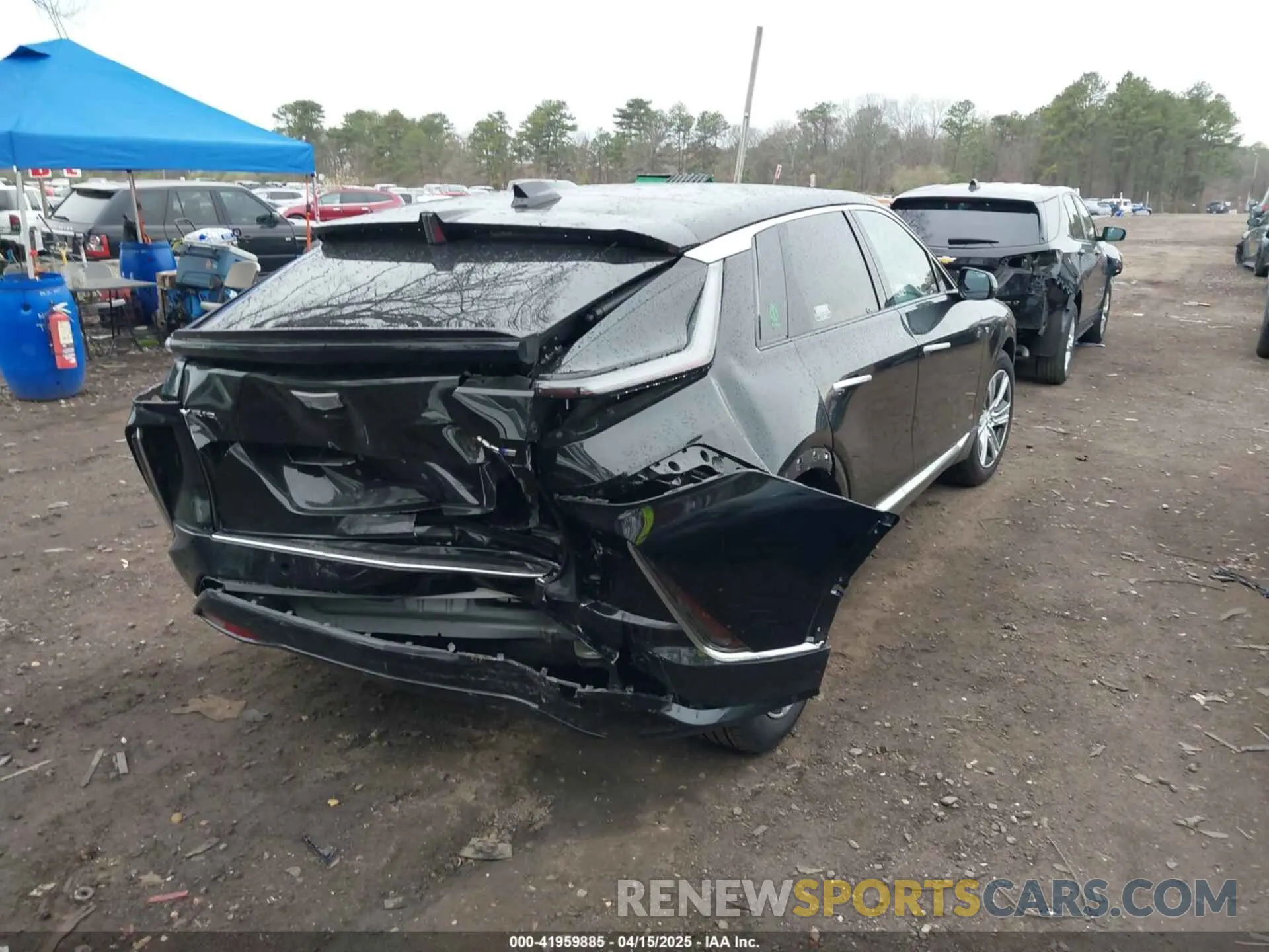 4 Photograph of a damaged car 1GYKPMRK3RZ128543 CADILLAC LYRIQ 2024