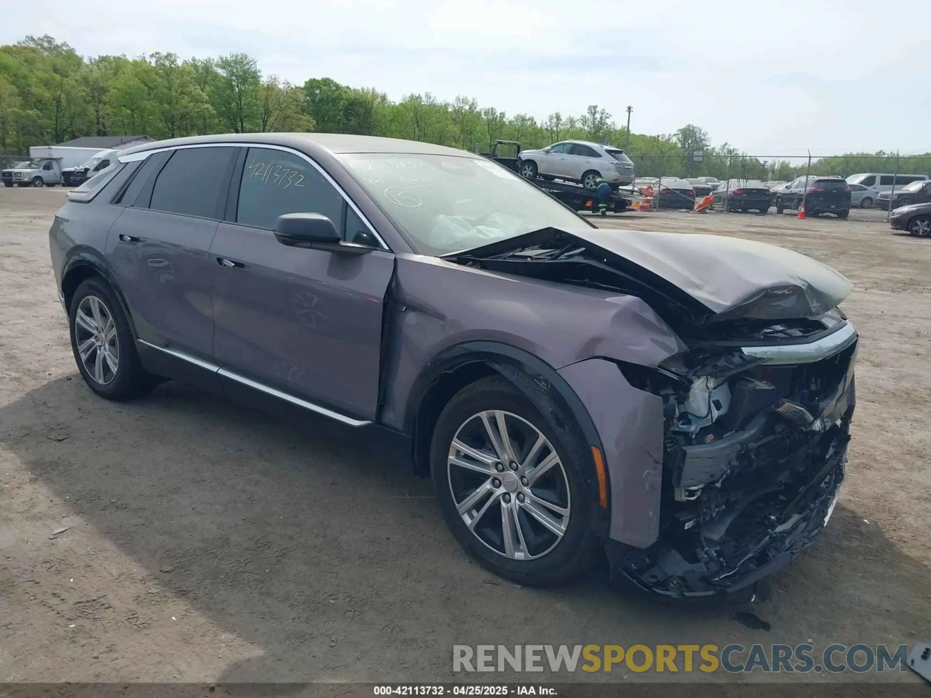 1 Photograph of a damaged car 1GYKPMRLXRZ141816 CADILLAC LYRIQ 2024