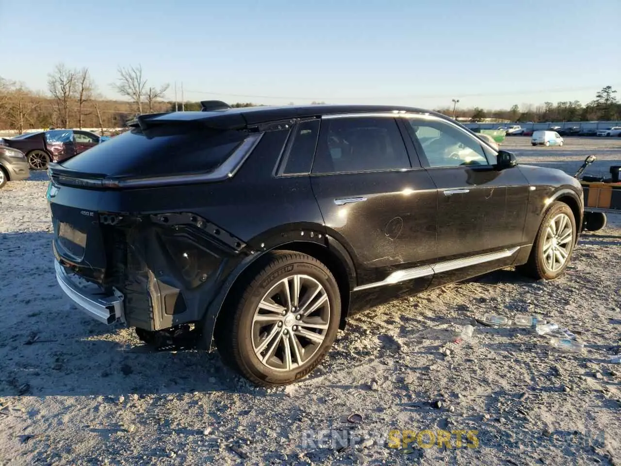 3 Фотография поврежденного автомобиля 1GYKPPRK8RZ100433 CADILLAC LYRIQ LUXU 2024