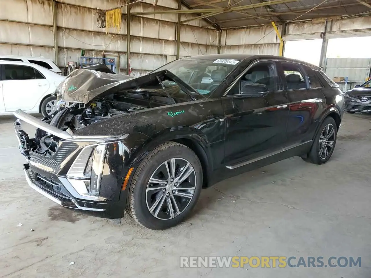 1 Photograph of a damaged car 1GYKPRRK3RZ112498 CADILLAC LYRIQ LUXU 2024