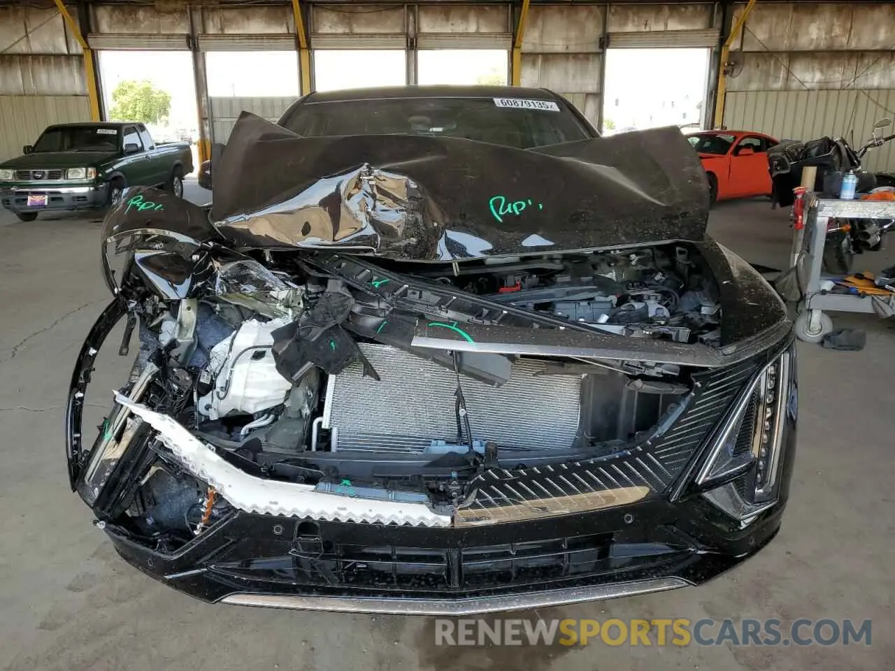 5 Photograph of a damaged car 1GYKPRRK3RZ112498 CADILLAC LYRIQ LUXU 2024