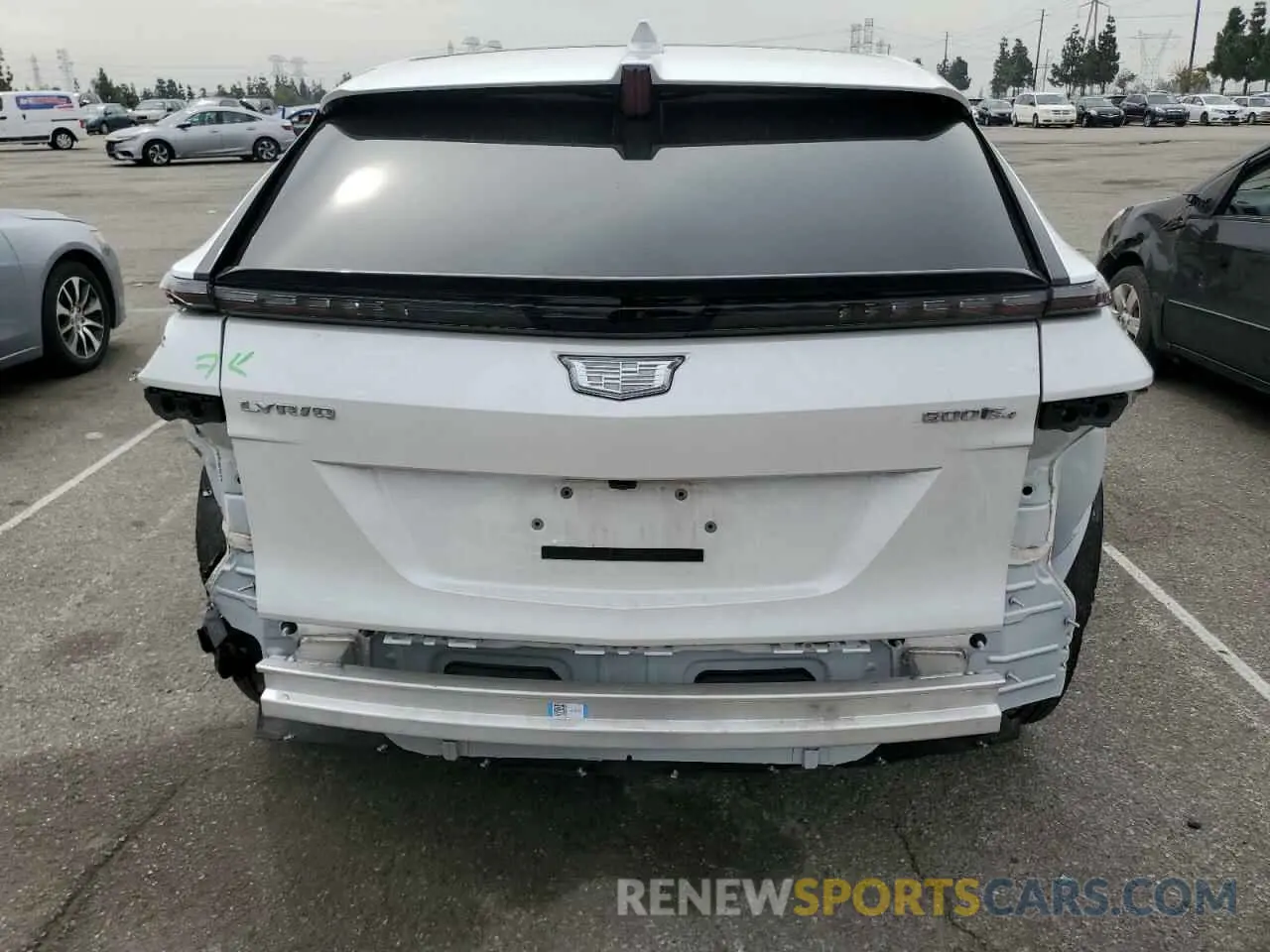 6 Photograph of a damaged car 1GYKPRRL7RZ116949 CADILLAC LYRIQ LUXU 2024