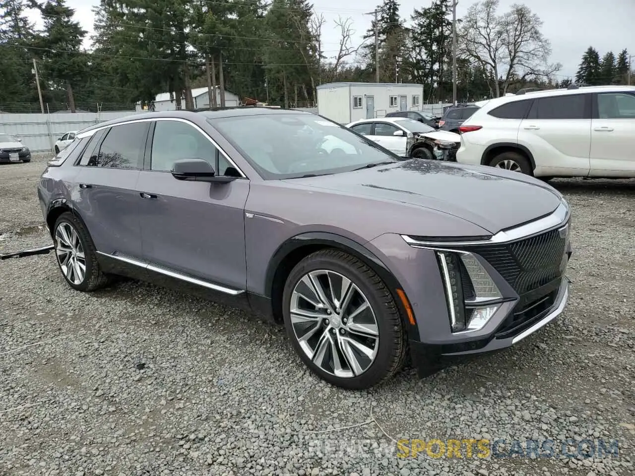 4 Фотография поврежденного автомобиля 1GYKPSRL1RZ138162 CADILLAC LYRIQ LUXU 2024