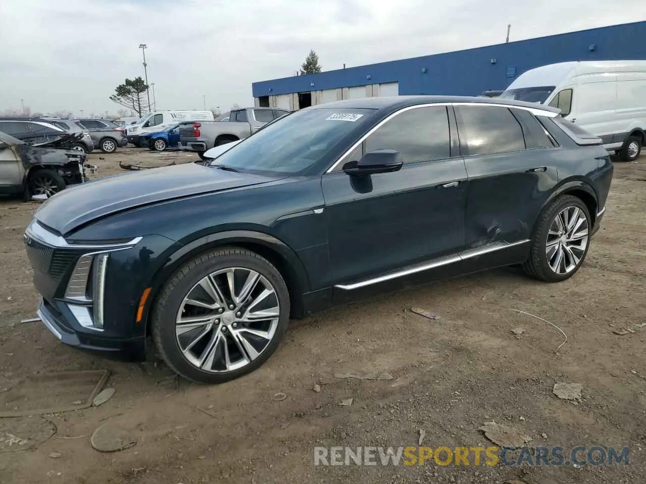 1 Photograph of a damaged car 1GYKPSRL2RZ111200 CADILLAC LYRIQ LUXU 2024