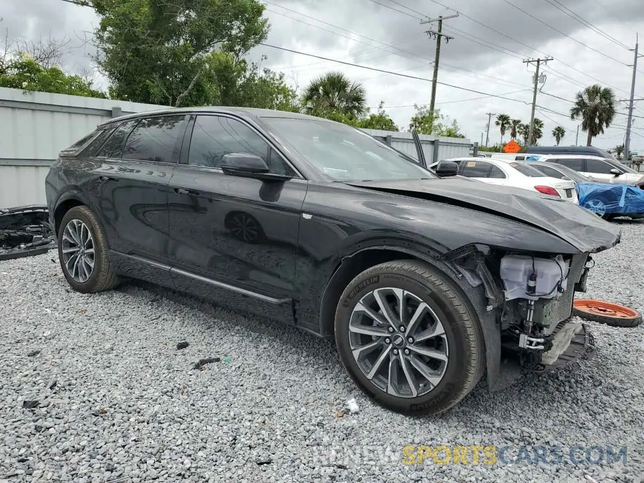 4 Фотография поврежденного автомобиля 1GYKPTRK4RZ108926 CADILLAC LYRIQ SPOR 2024