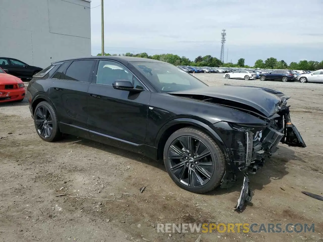4 Фотография поврежденного автомобиля 1GYKPWRL0RZ109534 CADILLAC LYRIQ SPOR 2024