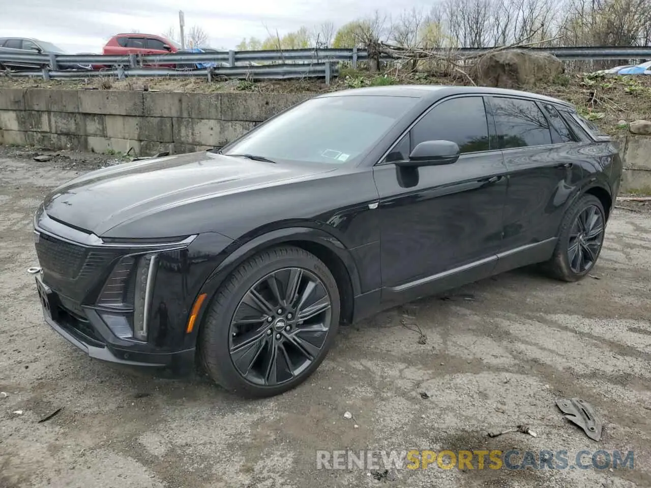 1 Photograph of a damaged car 1GYKPWRL8RZ111838 CADILLAC LYRIQ SPOR 2024