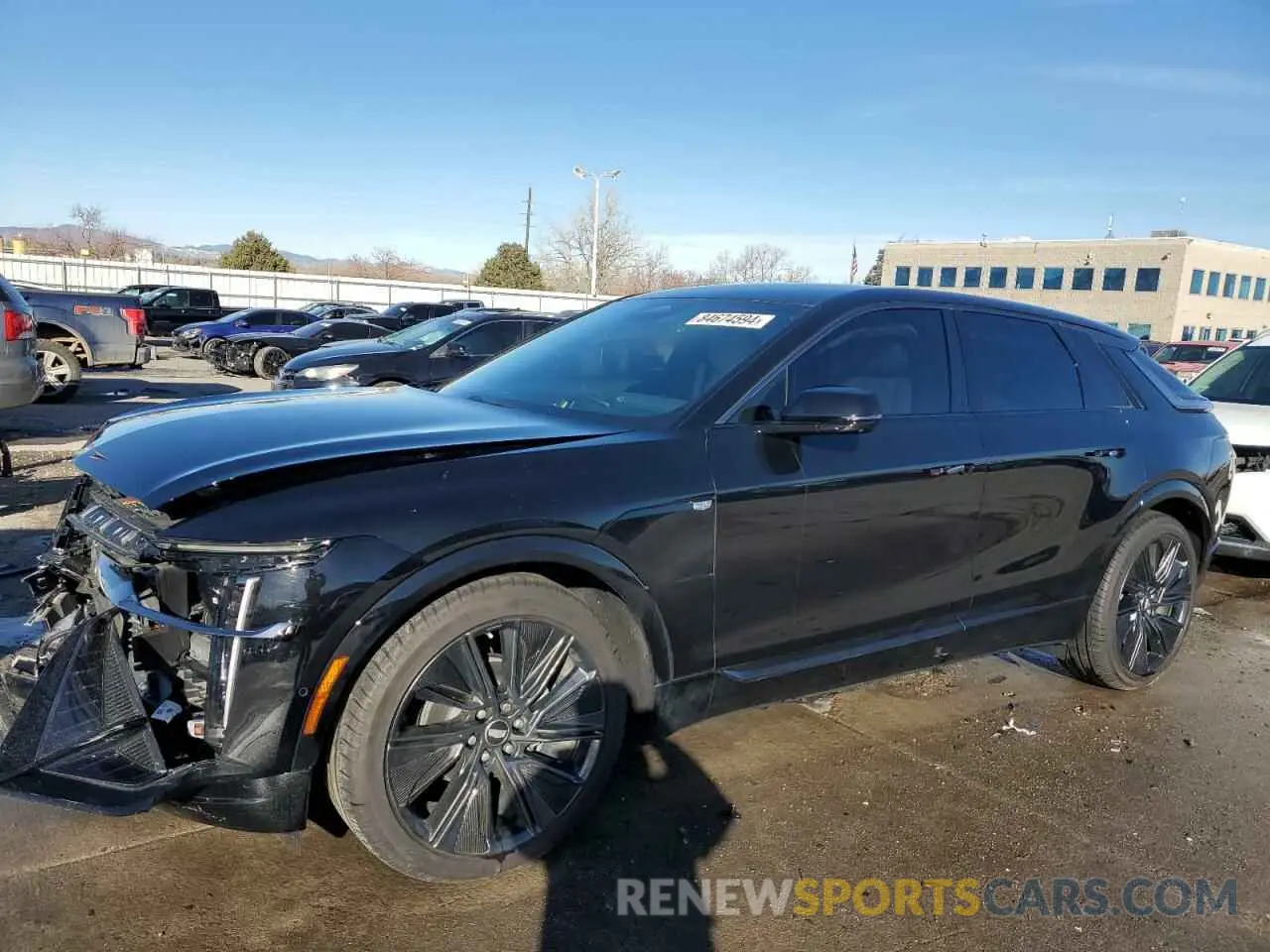 1 Photograph of a damaged car 1GYKPWRL9RZ119141 CADILLAC LYRIQ SPOR 2024
