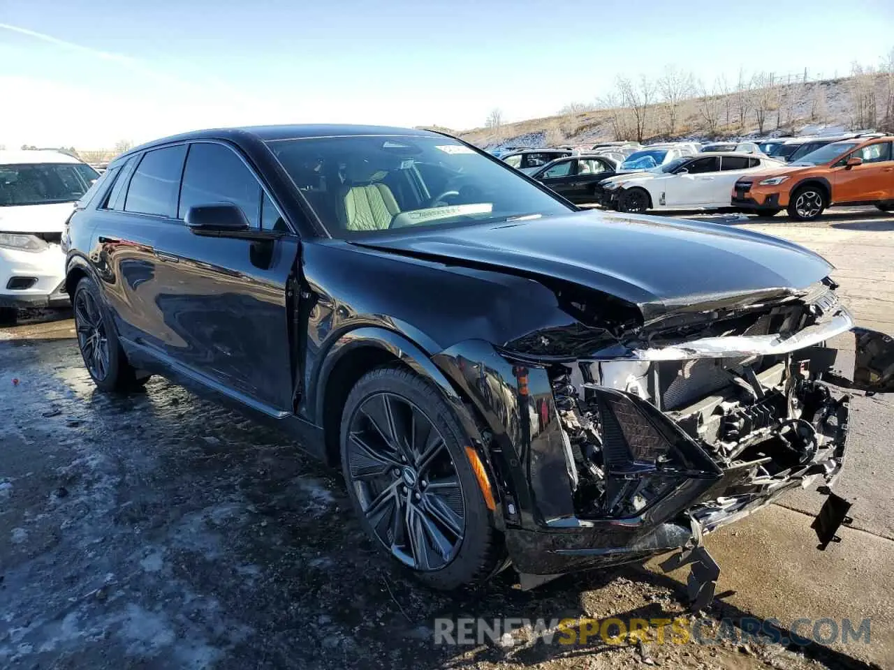 4 Photograph of a damaged car 1GYKPWRL9RZ119141 CADILLAC LYRIQ SPOR 2024