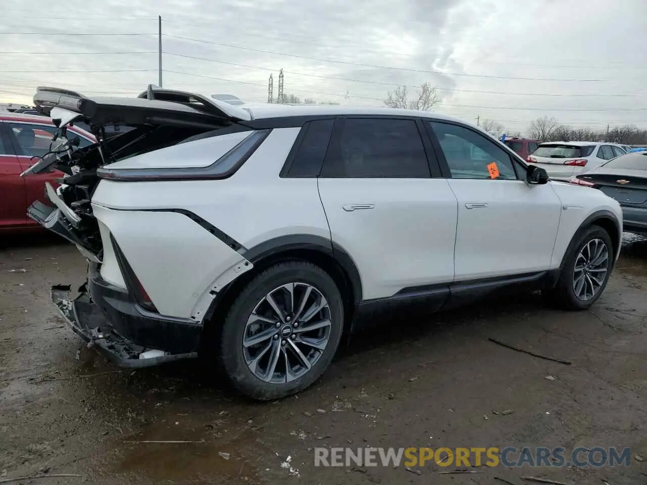 3 Фотография поврежденного автомобиля 1GYKPURLXSZ301649 CADILLAC LYRIQ SPOR 2025