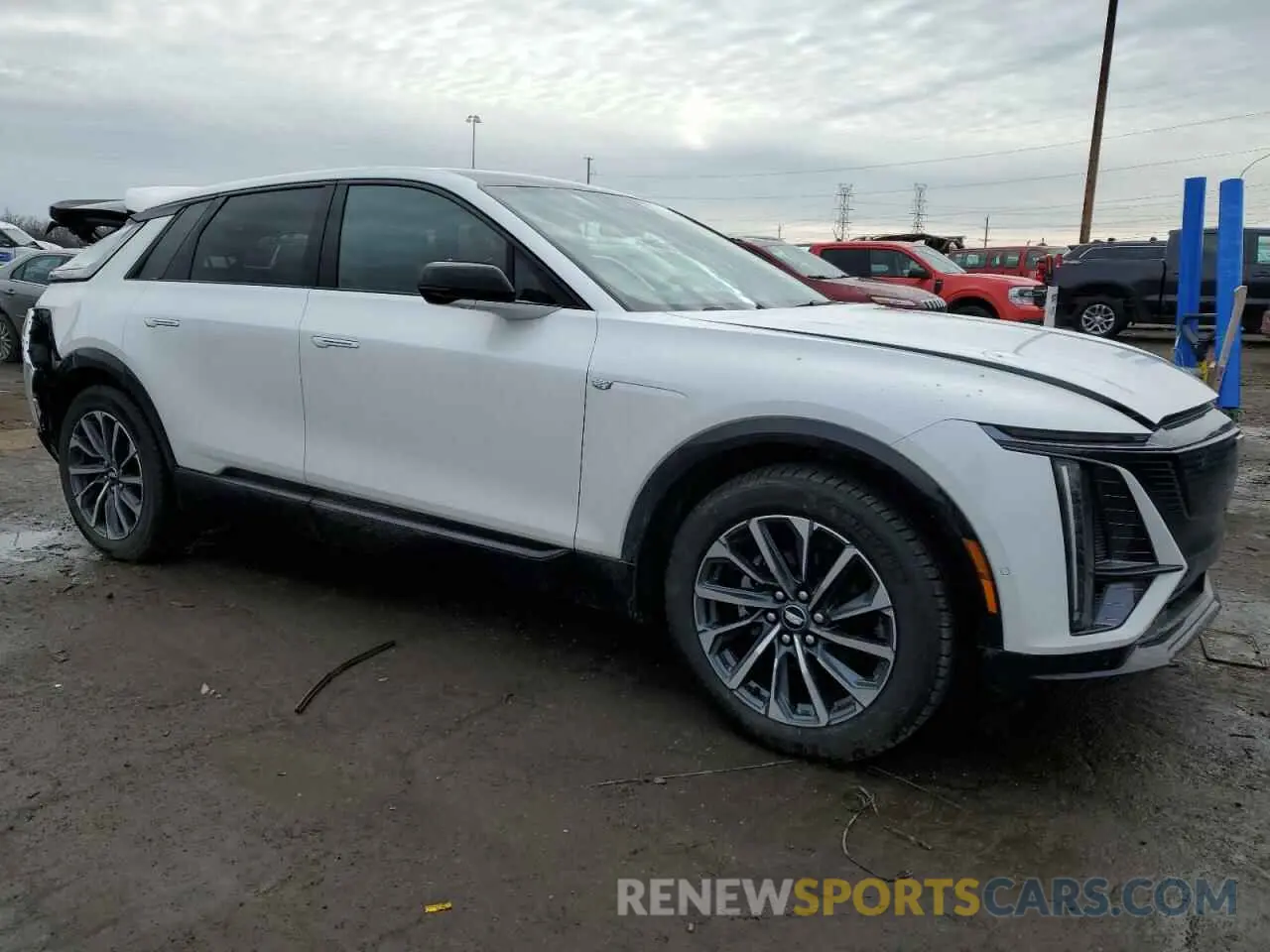 4 Фотография поврежденного автомобиля 1GYKPURLXSZ301649 CADILLAC LYRIQ SPOR 2025