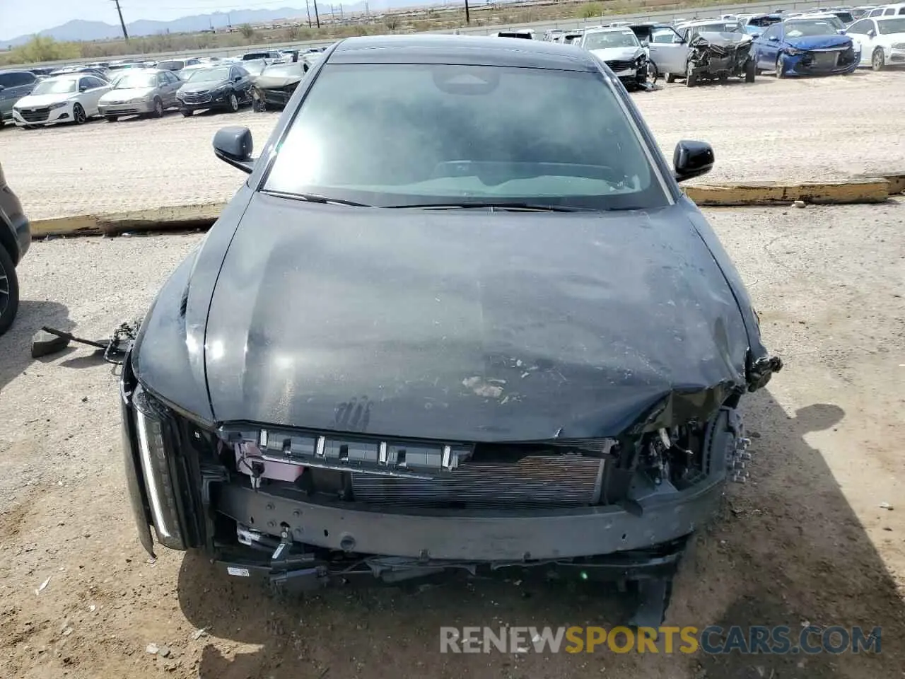 5 Photograph of a damaged car 1GYKPWRL2SZ302998 CADILLAC LYRIQ SPOR 2025