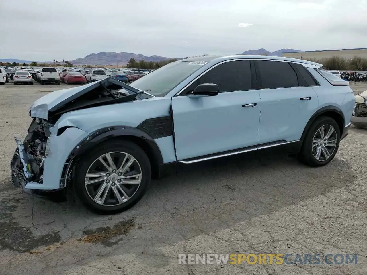 1 Photograph of a damaged car 1GYKPMRK3RZ129210 CADILLAC LYRIQ TECH 2024