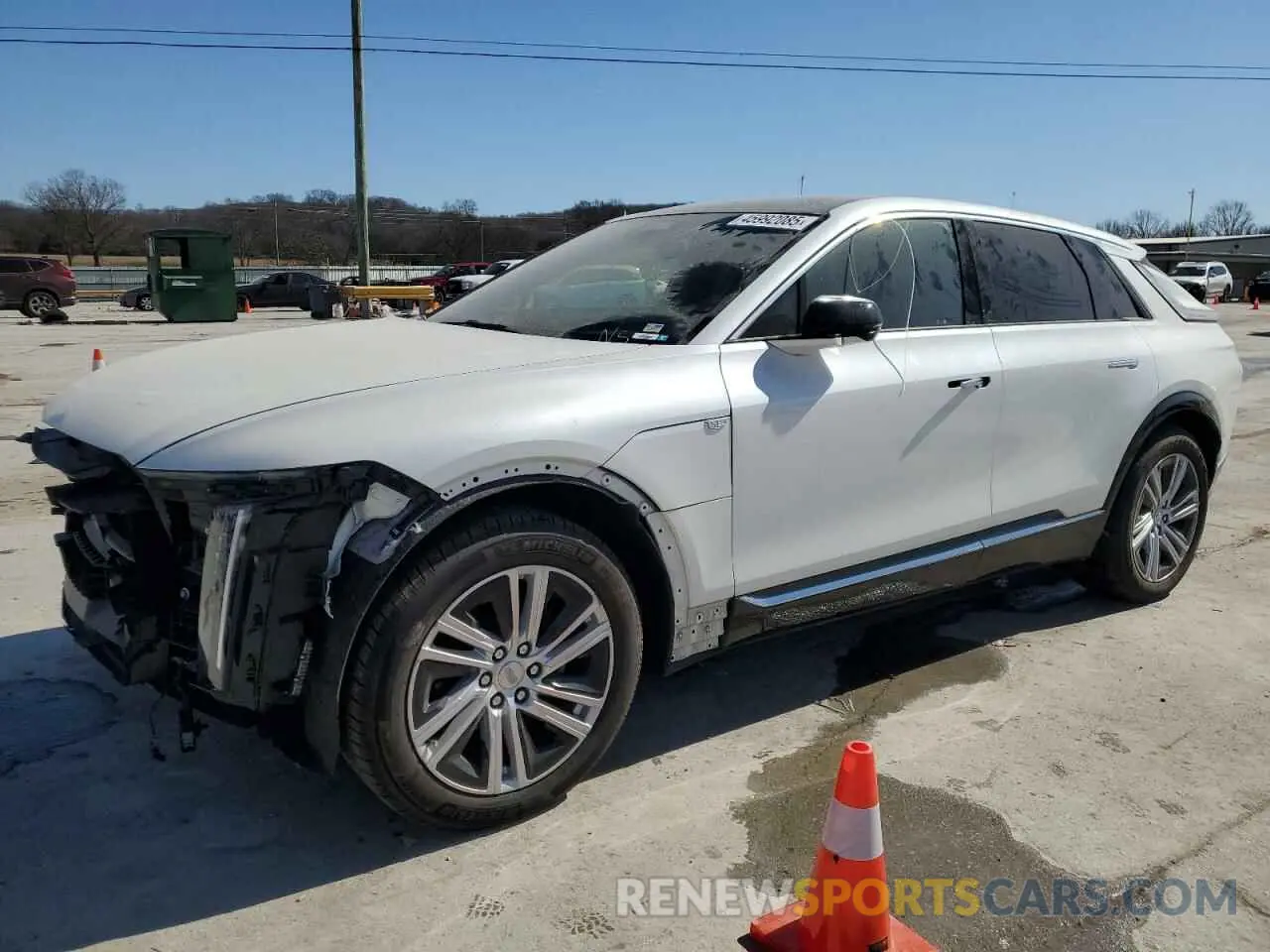 1 Photograph of a damaged car 1GYKPMRL1RZ103407 CADILLAC LYRIQ TECH 2024