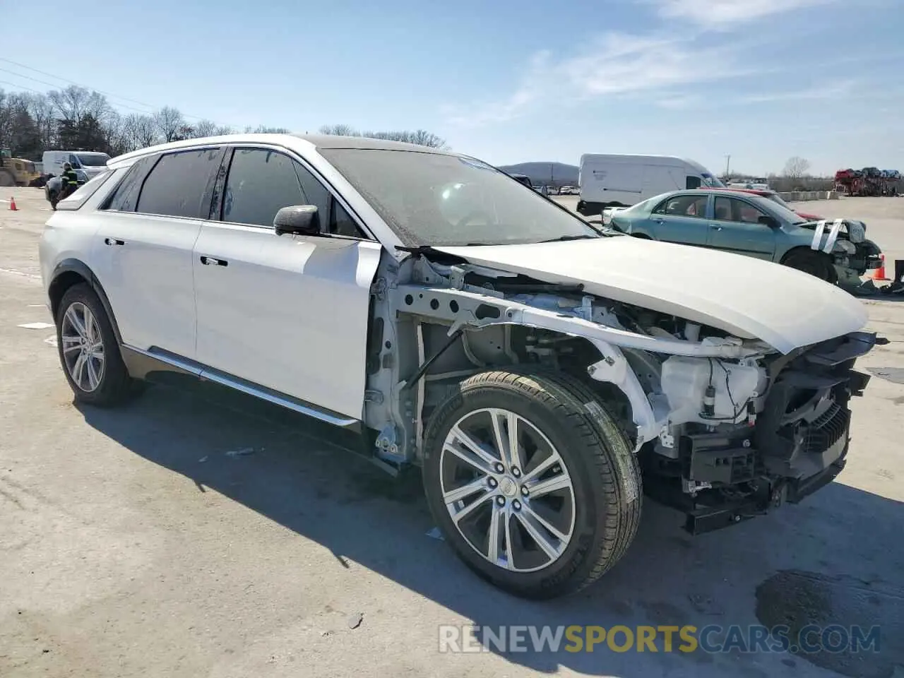 4 Photograph of a damaged car 1GYKPMRL1RZ103407 CADILLAC LYRIQ TECH 2024