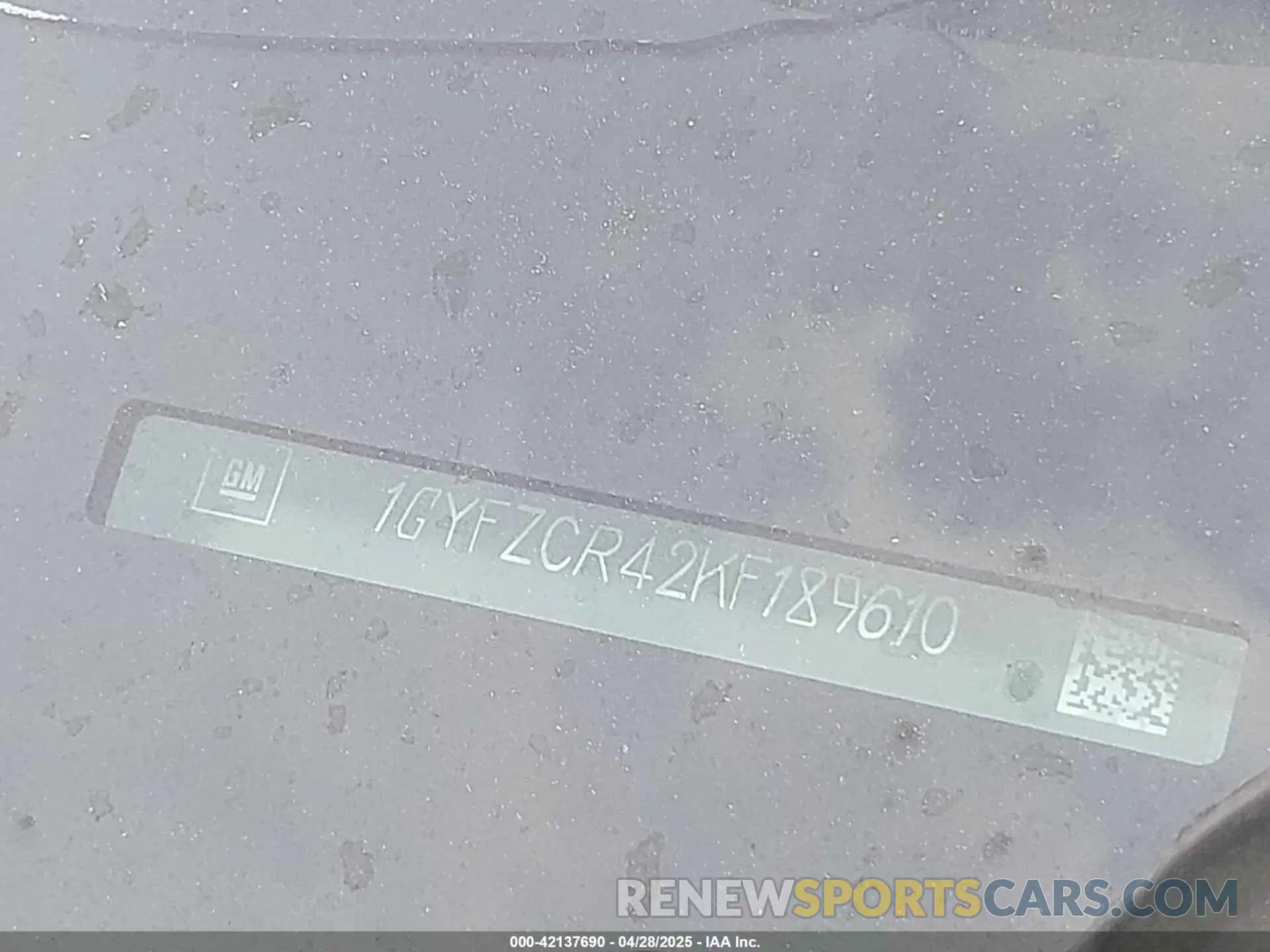 18 Фотография поврежденного автомобиля 1GYFZCR42KF189610 CADILLAC XT4 2019
