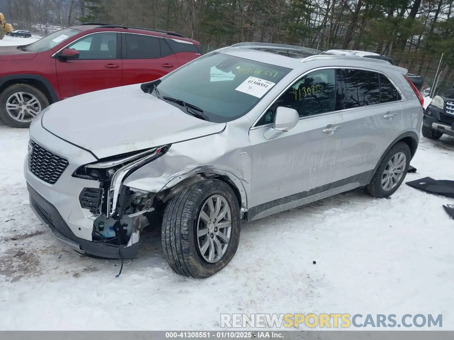 2 Photograph of a damaged car 1GYFZCR42KF223397 CADILLAC XT4 2019