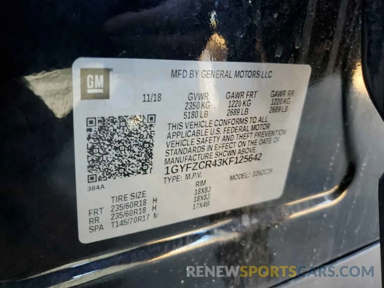 14 Фотография поврежденного автомобиля 1GYFZCR43KF125642 CADILLAC XT4 2019