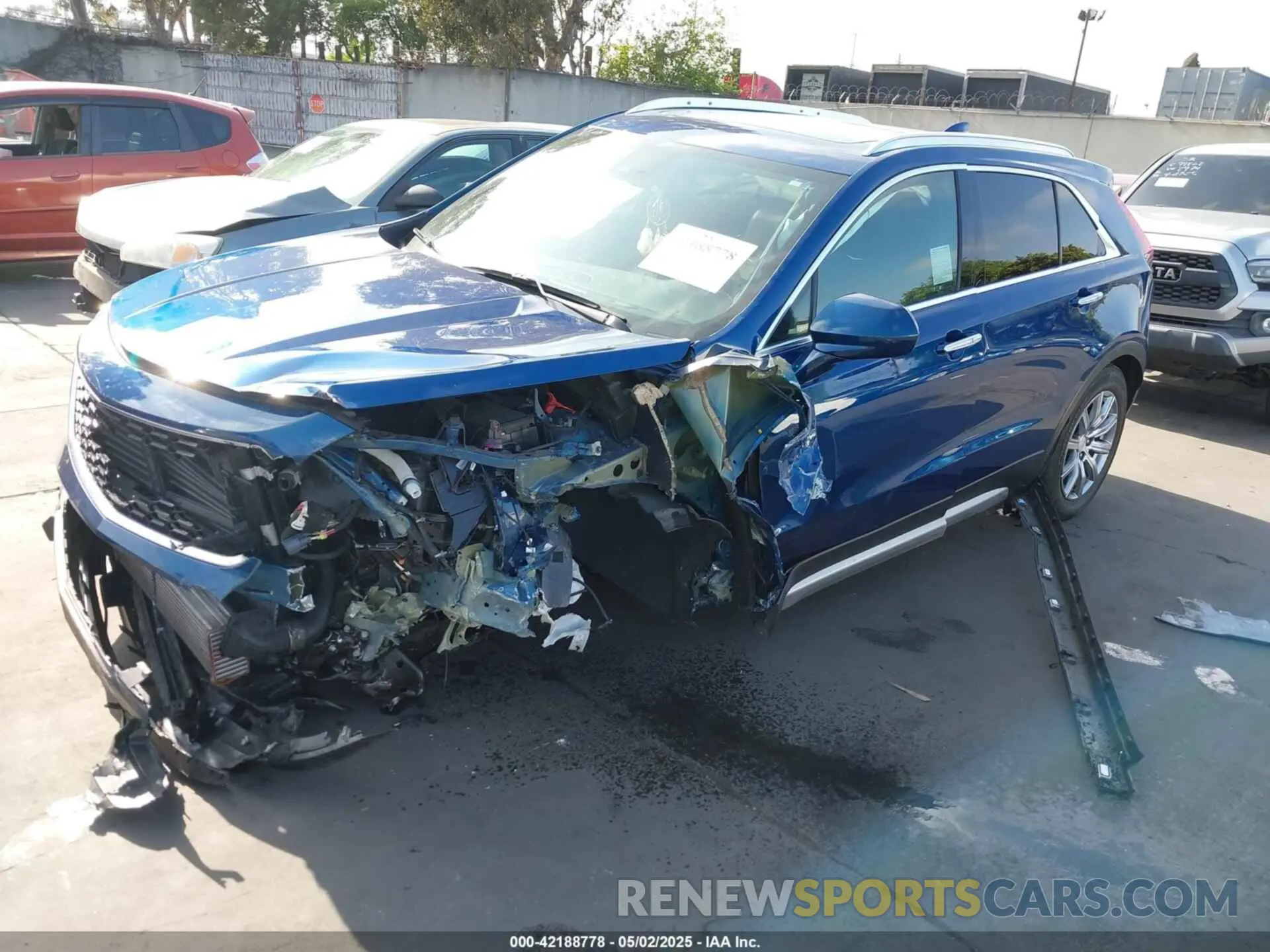 2 Photograph of a damaged car 1GYFZCR45KF202947 CADILLAC XT4 2019
