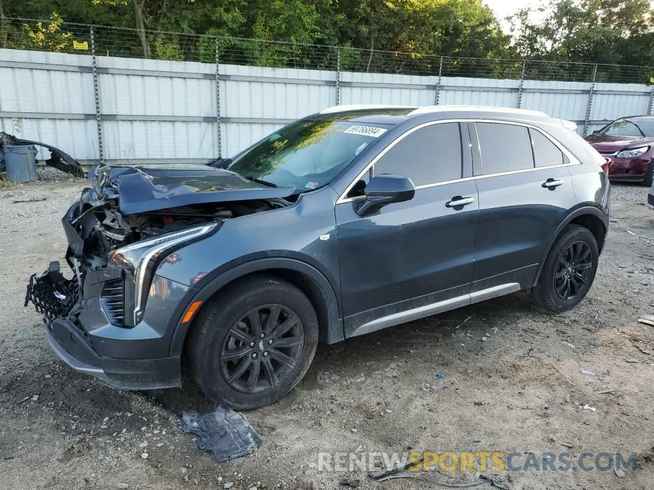 1 Photograph of a damaged car 1GYFZCR47KF123621 CADILLAC XT4 2019