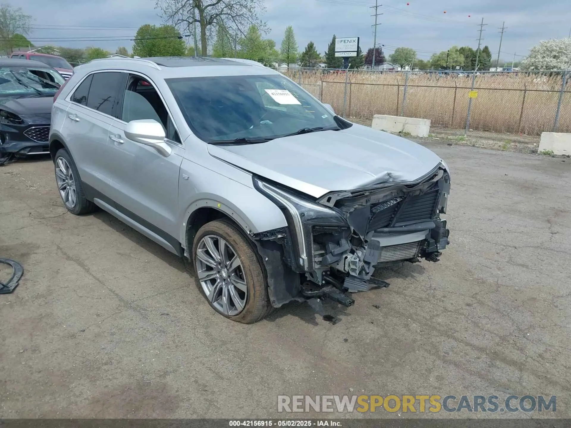 1 Photograph of a damaged car 1GYFZDR42KF117473 CADILLAC XT4 2019